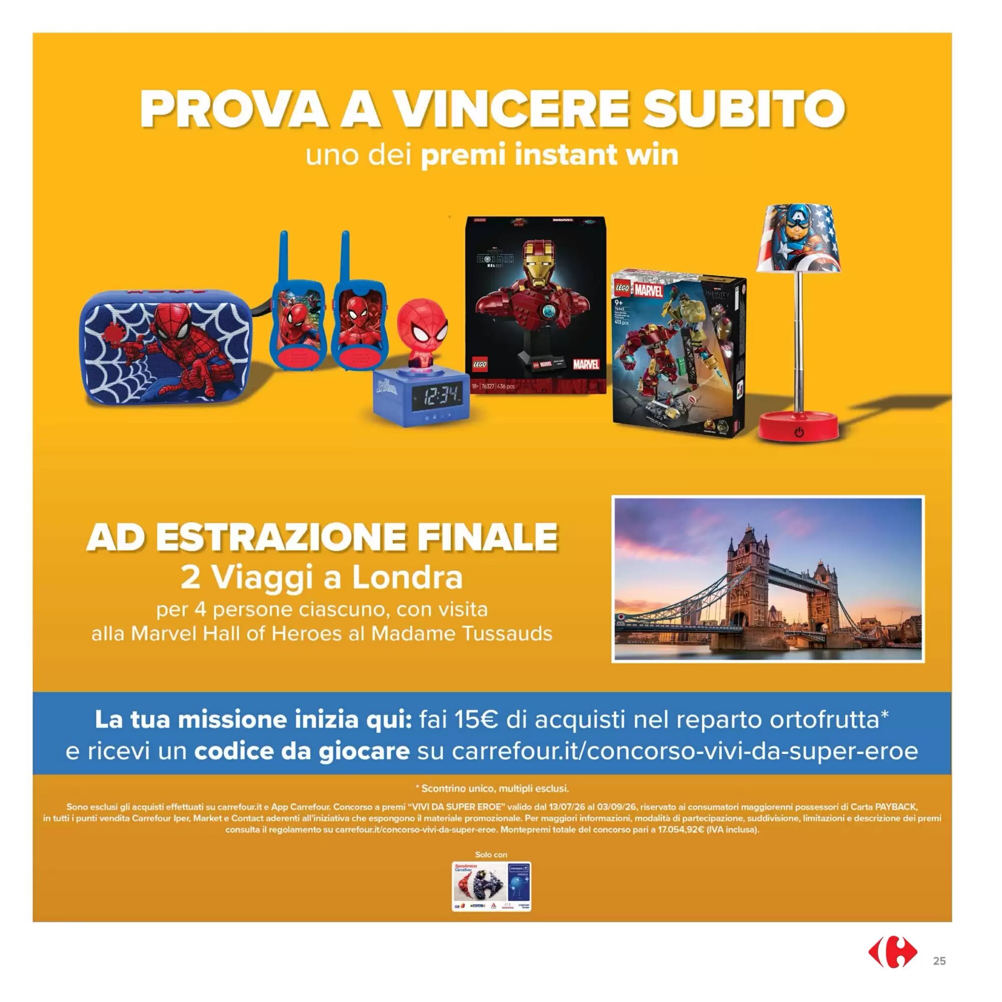 Volantino promozionale Carrefour Market  valide dal 20/08/2026 - Pagina 25.