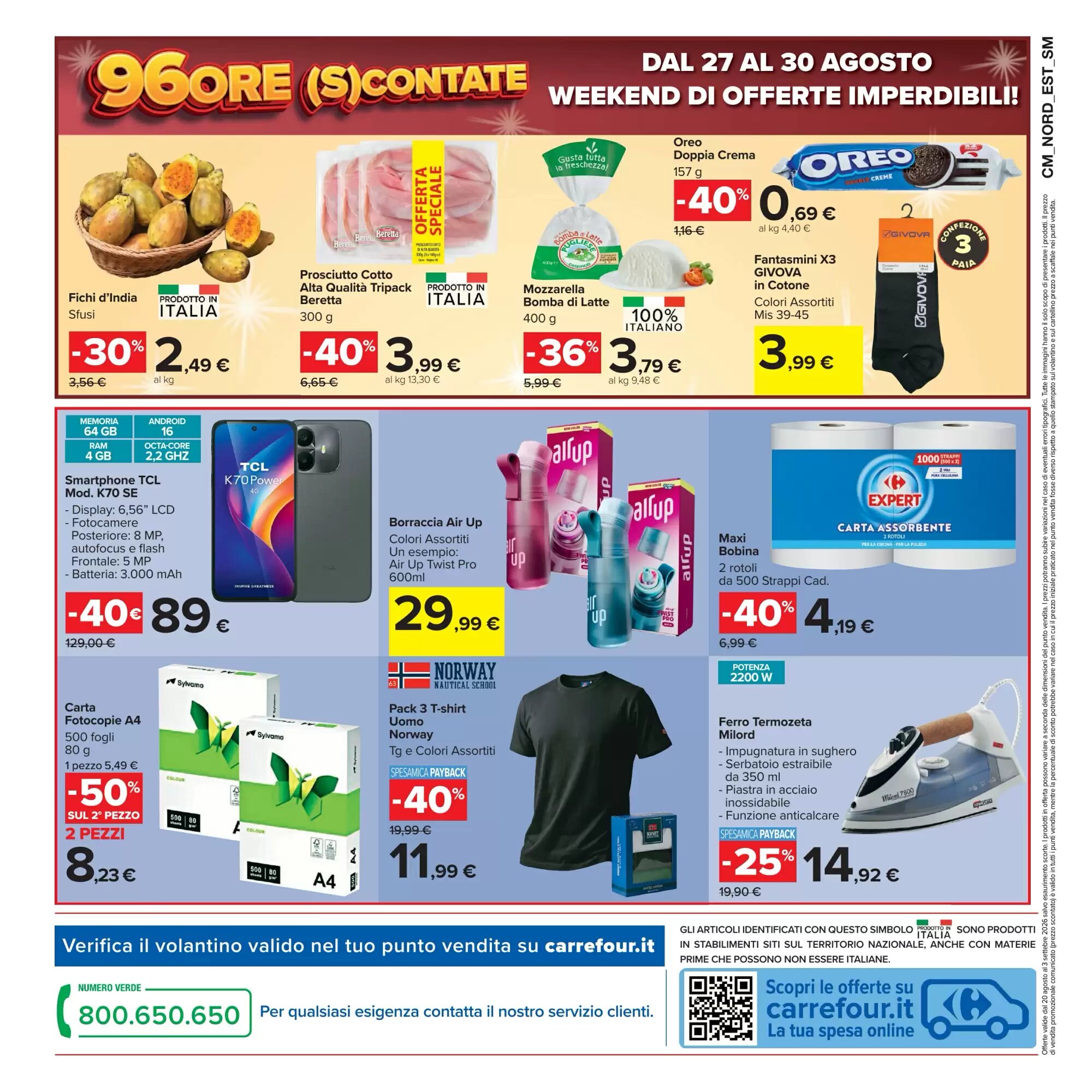 Volantino promozionale Carrefour Market  valide dal 20/08/2026 - Pagina 26.