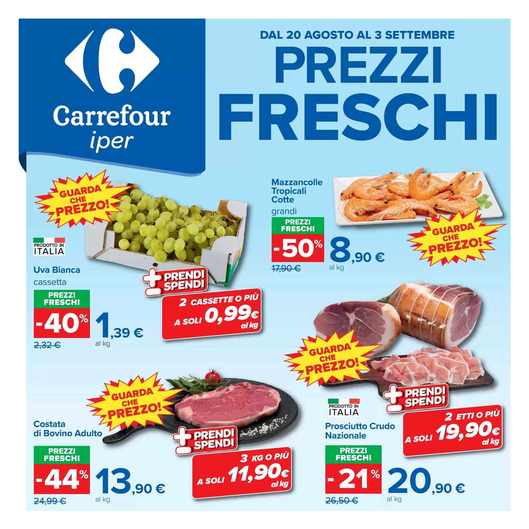 Volantino promozionale Carrefour valide dal 20/08/2026 - Pagina 1.