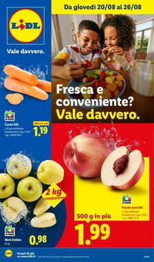 Volantino promozionale Lidl  valide dal 20/08/2026