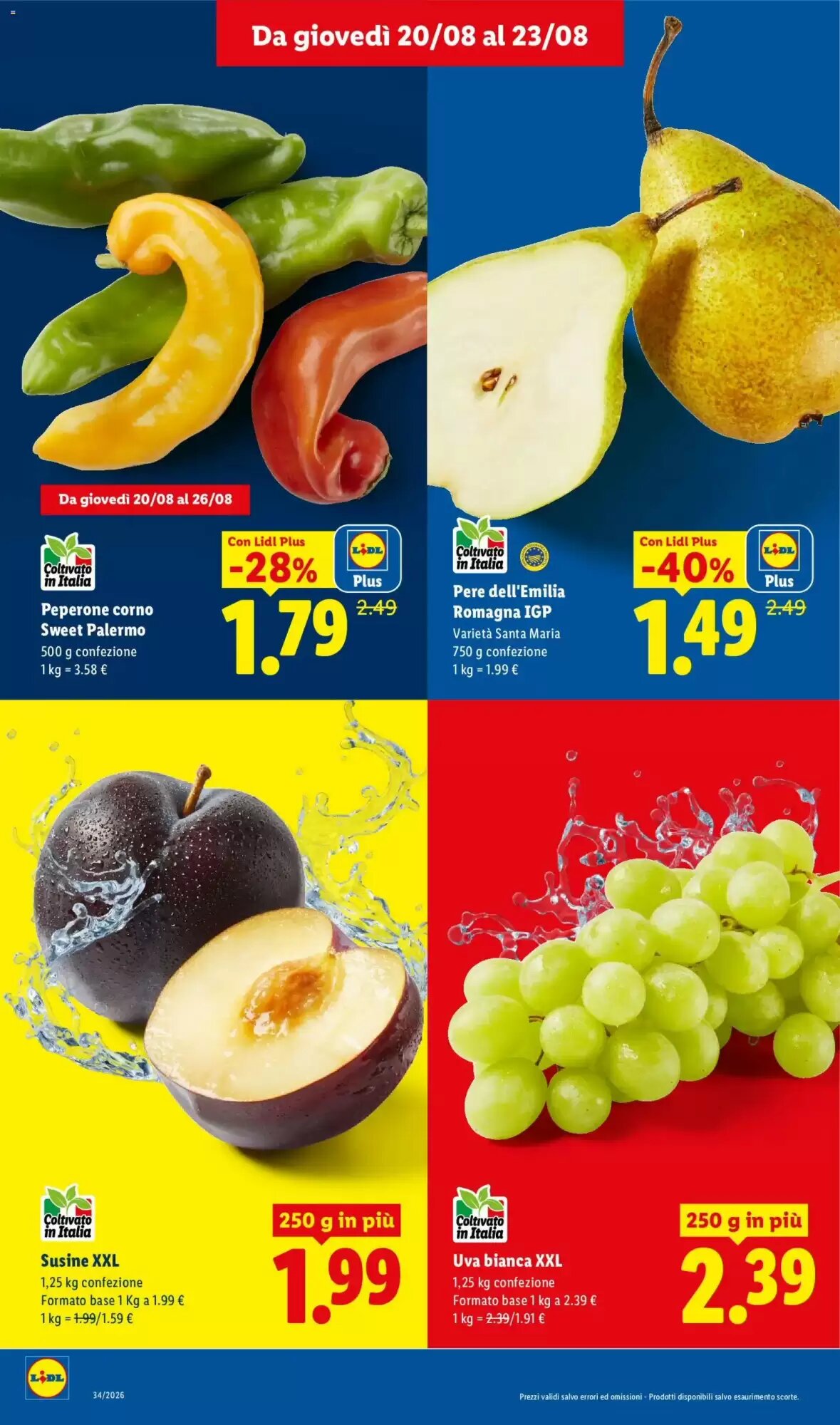 Volantino promozionale Lidl  valide dal 20/08/2026 - Pagina 2.