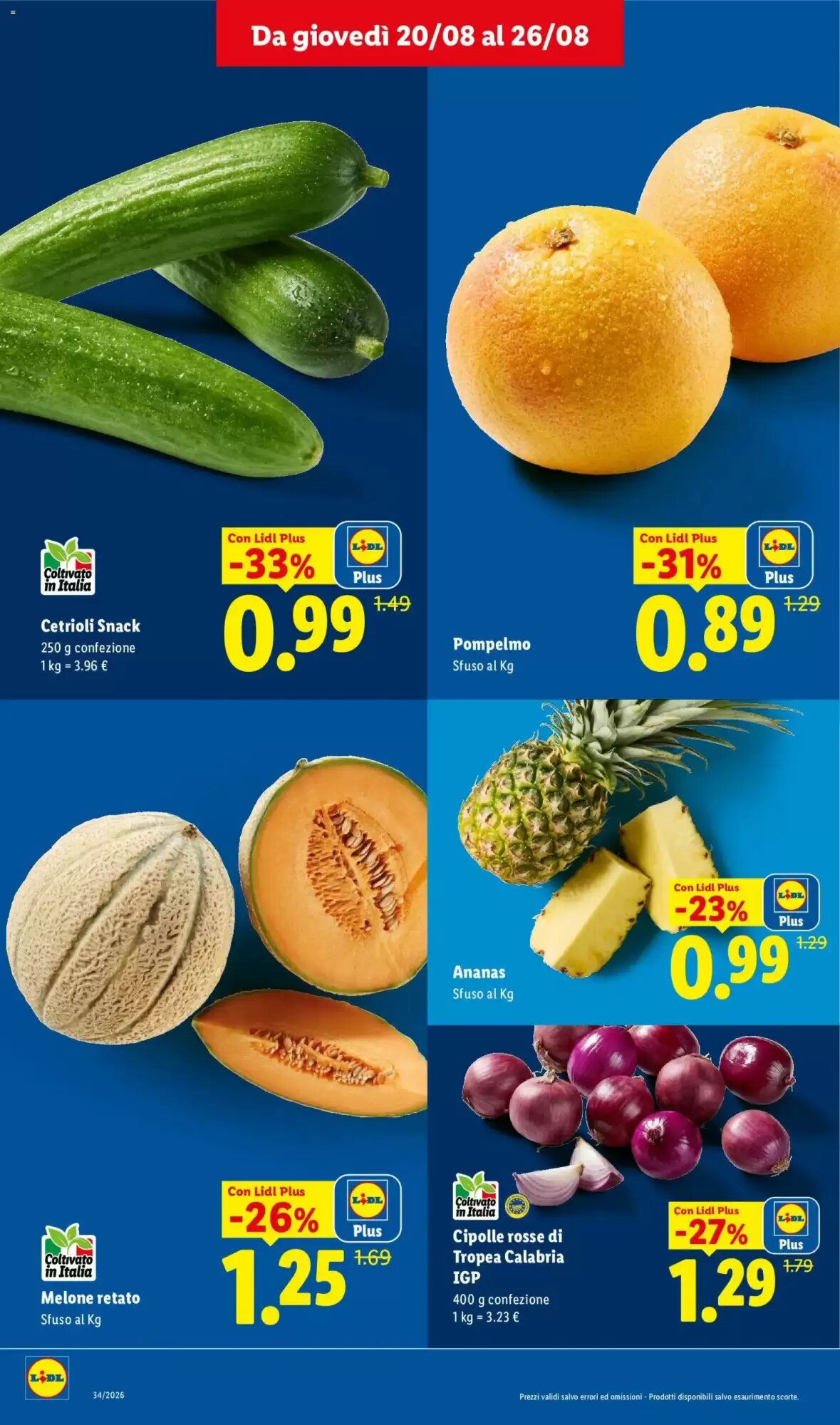Volantino promozionale Lidl  valide dal 20/08/2026 - Pagina 4.
