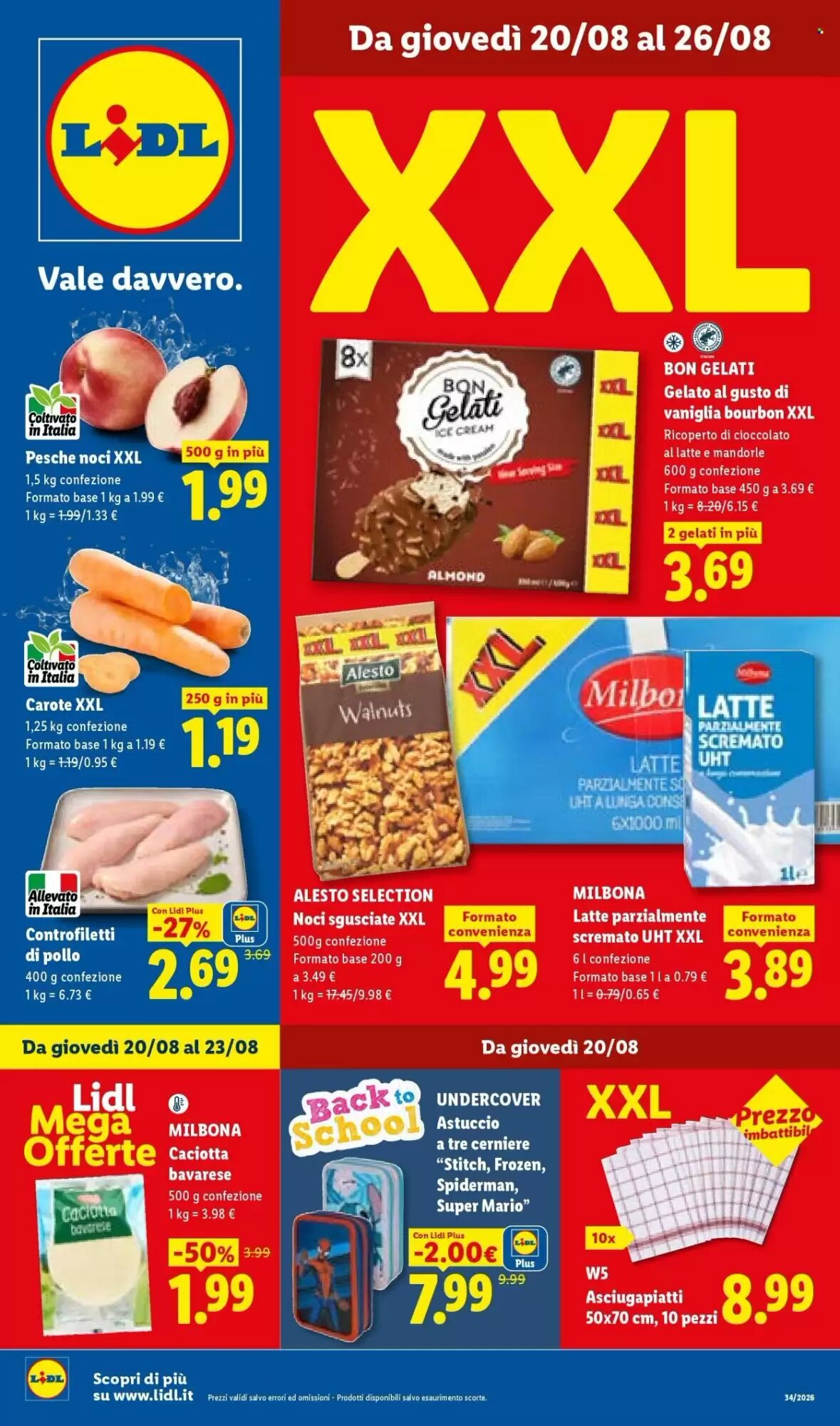 Volantino promozionale Lidl valide dal 20/08/2026 - Pagina 1.
