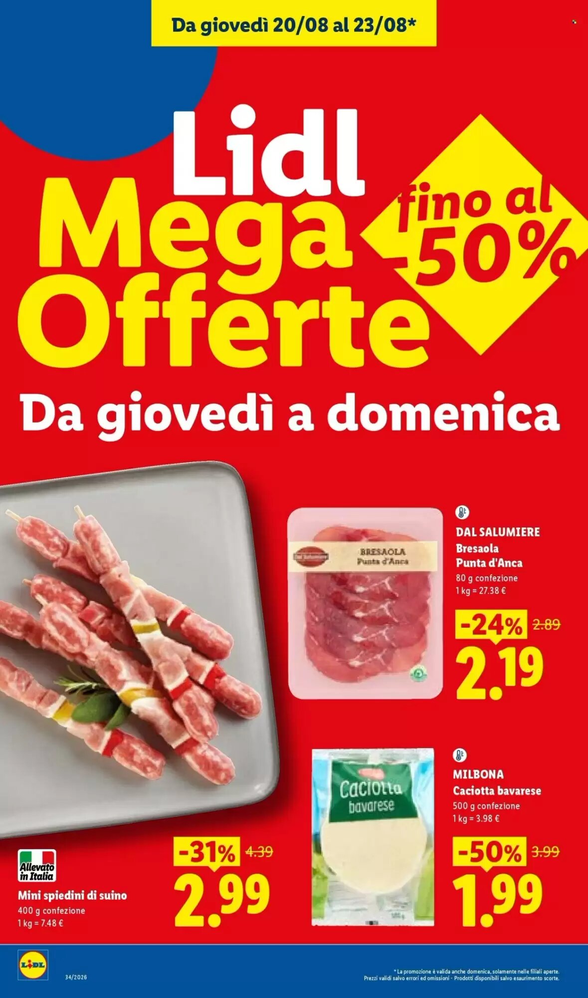 Volantino promozionale Lidl  valide dal 20/08/2026 - Pagina 2.