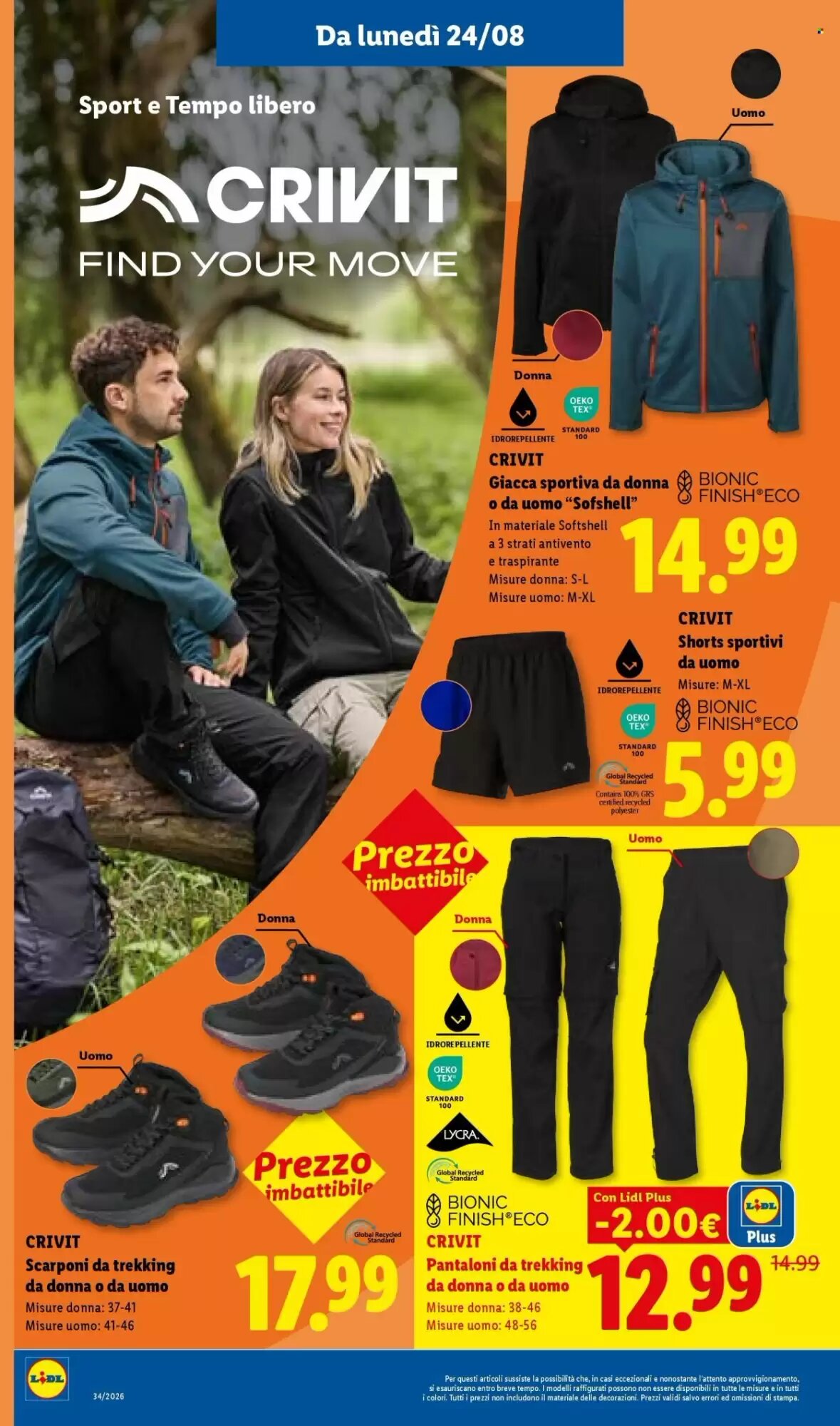 Volantino promozionale Lidl  valide dal 20/08/2026 - Pagina 34.
