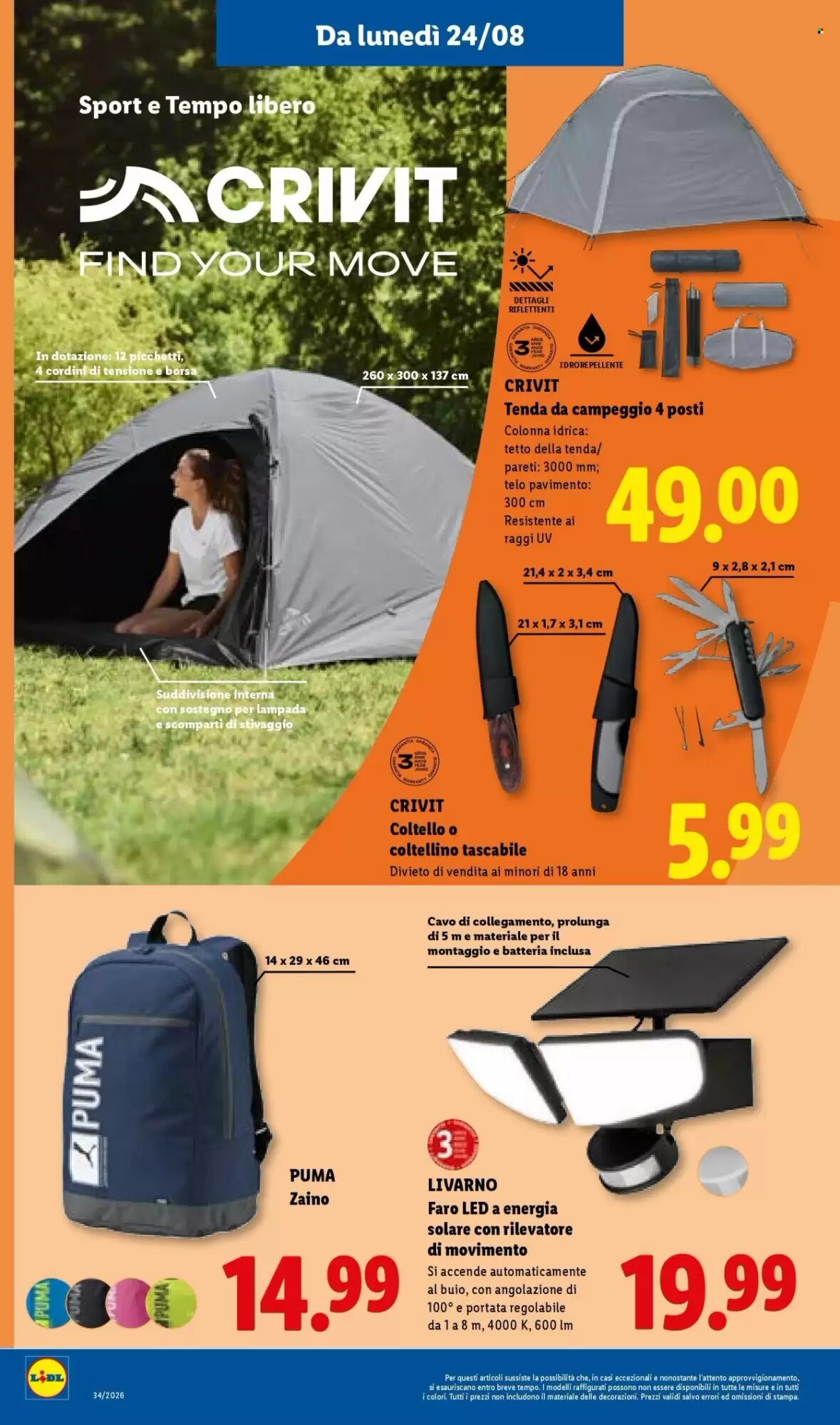 Volantino promozionale Lidl  valide dal 20/08/2026 - Pagina 36.