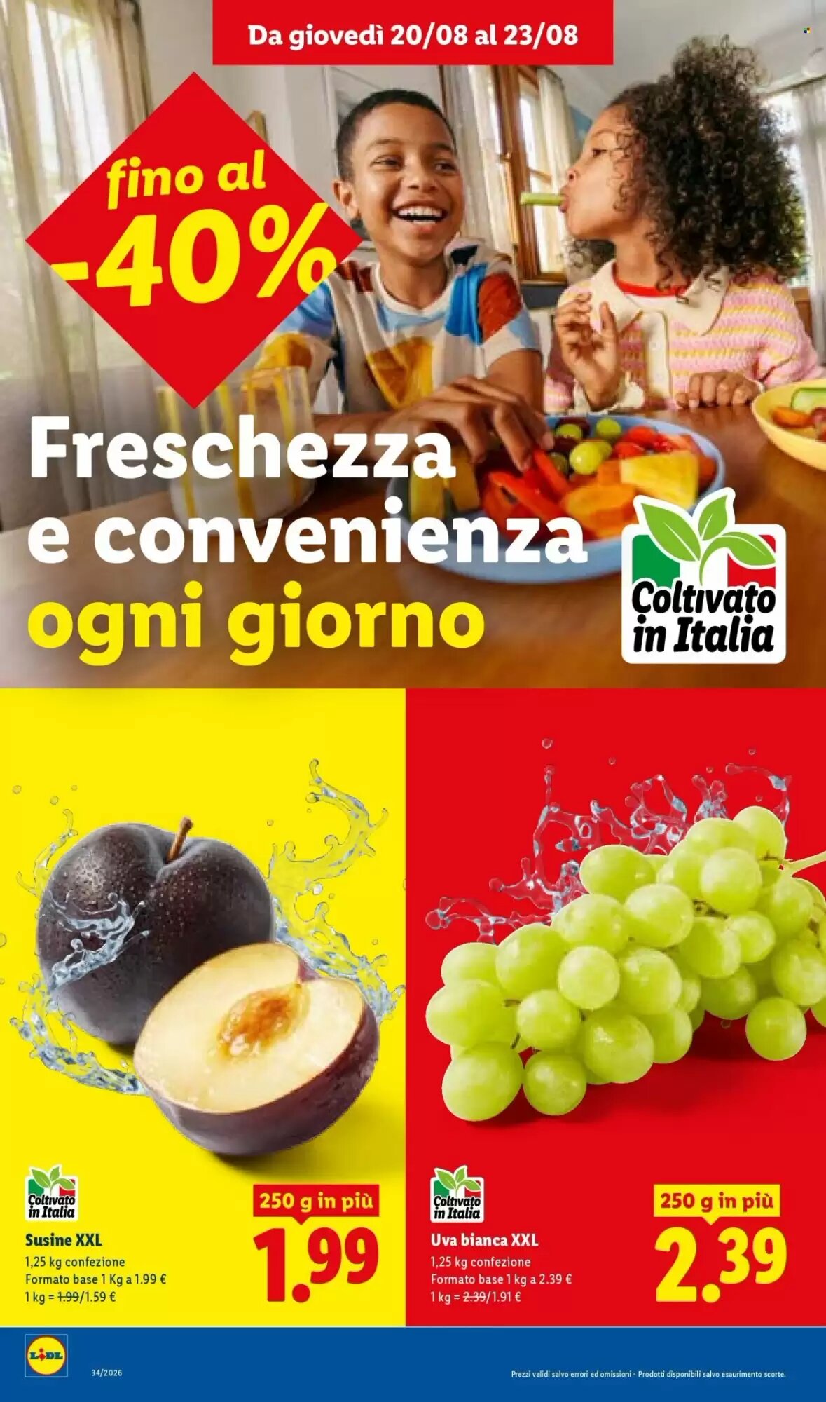 Volantino promozionale Lidl  valide dal 20/08/2026 - Pagina 4.