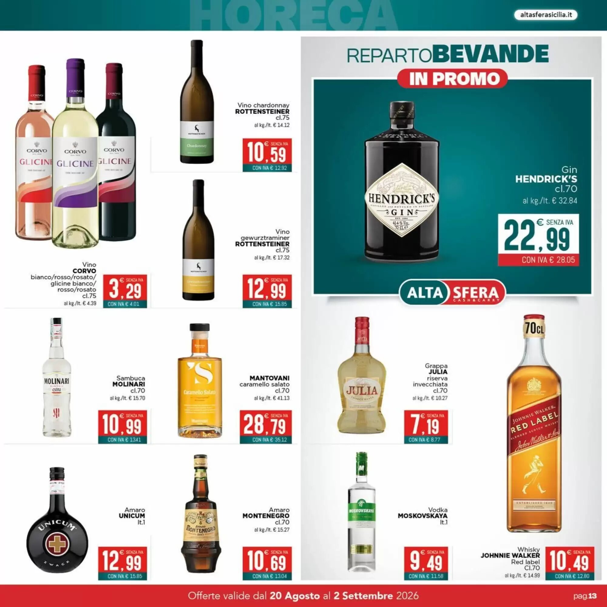 Volantino promozionale Altasfera  valide dal 20/08/2026 - Pagina 13.