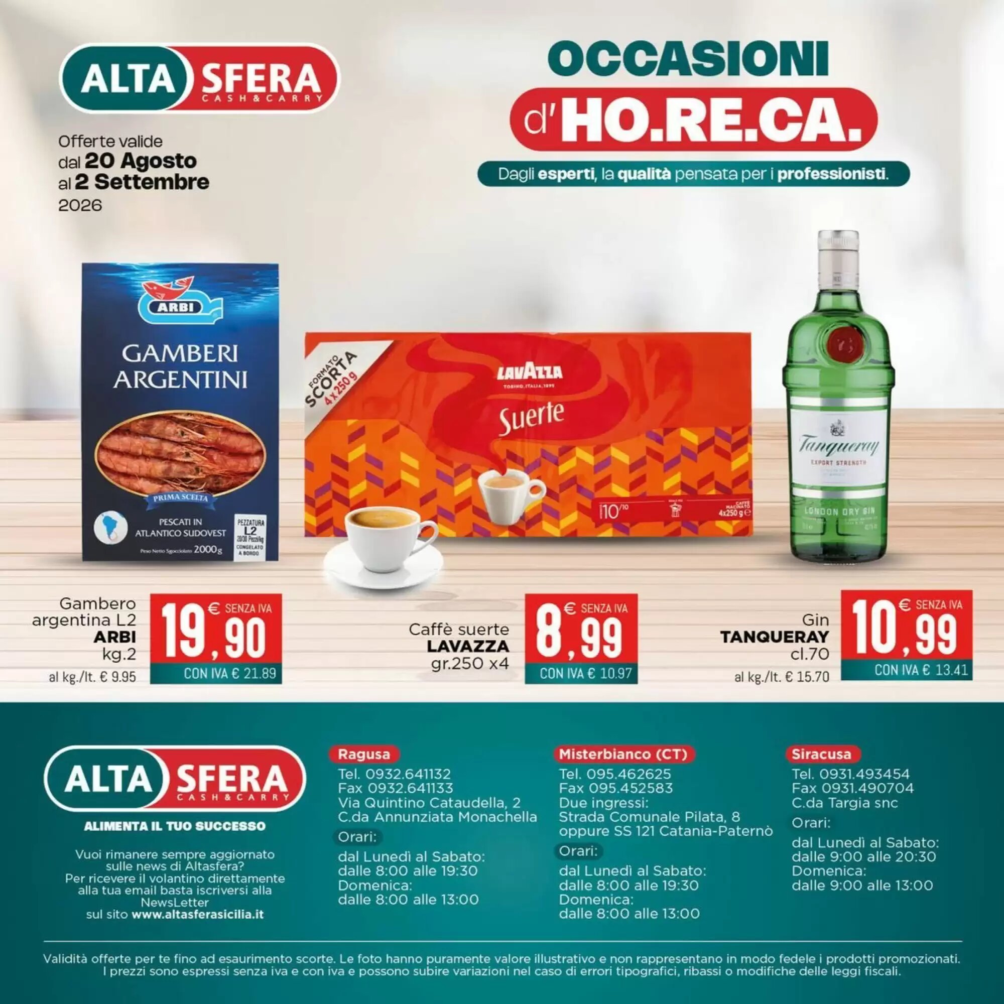 Volantino promozionale Altasfera  valide dal 20/08/2026 - Pagina 16.