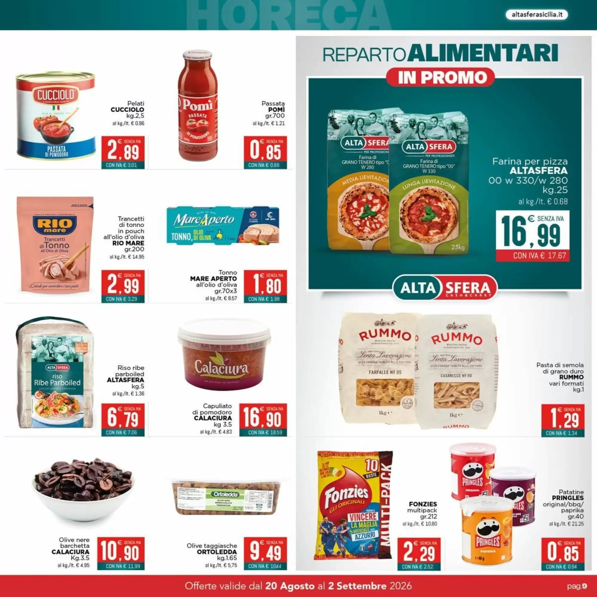 Volantino promozionale Altasfera  valide dal 20/08/2026 - Pagina 9.