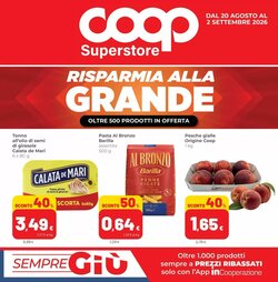 Volantino promozionale Coop Master Alleanza 3.0  valide dal 20/08/2026