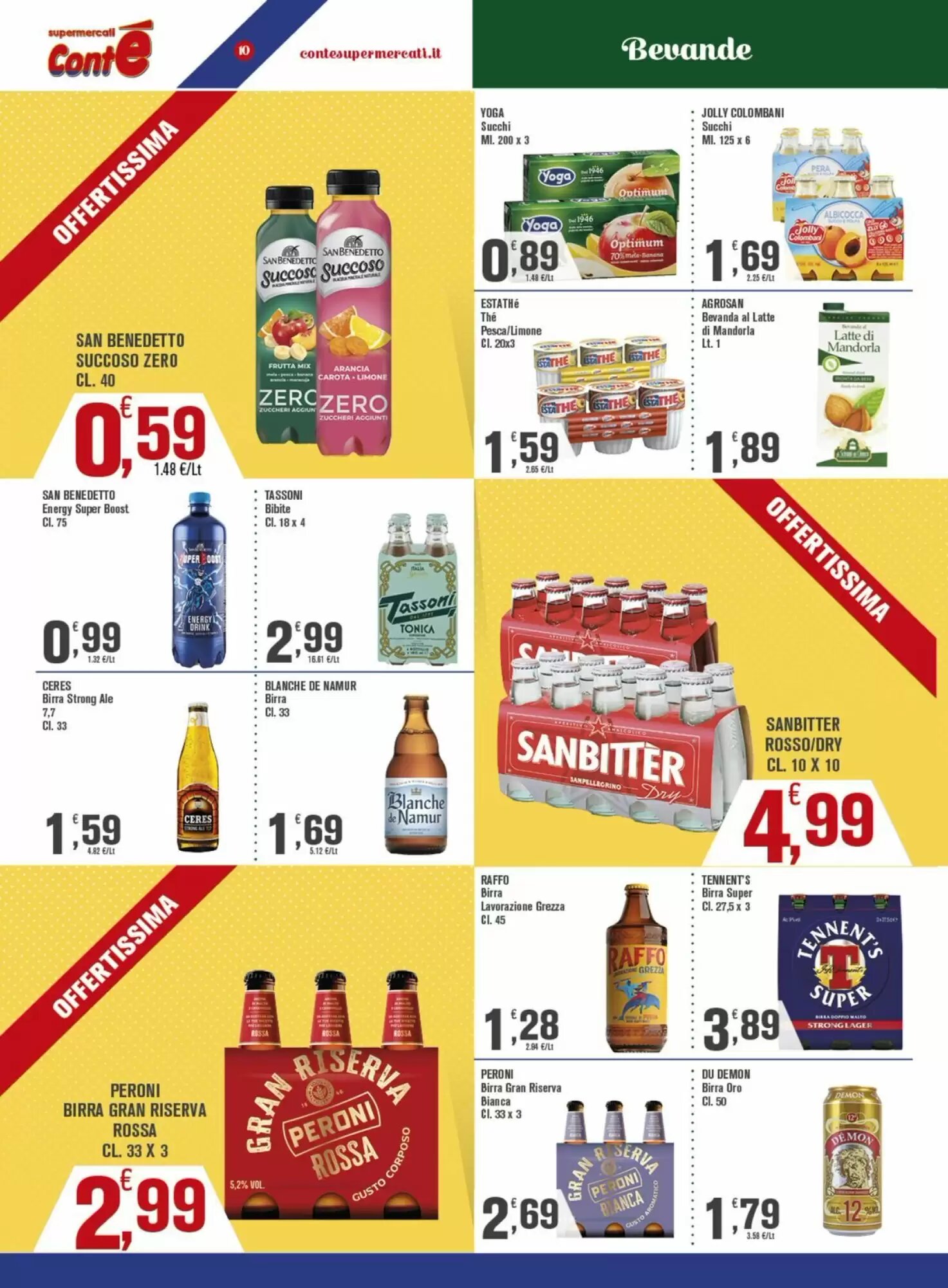 Volantino promozionale Conté Supermercati  valide dal 20/08/2026 - Pagina 10.