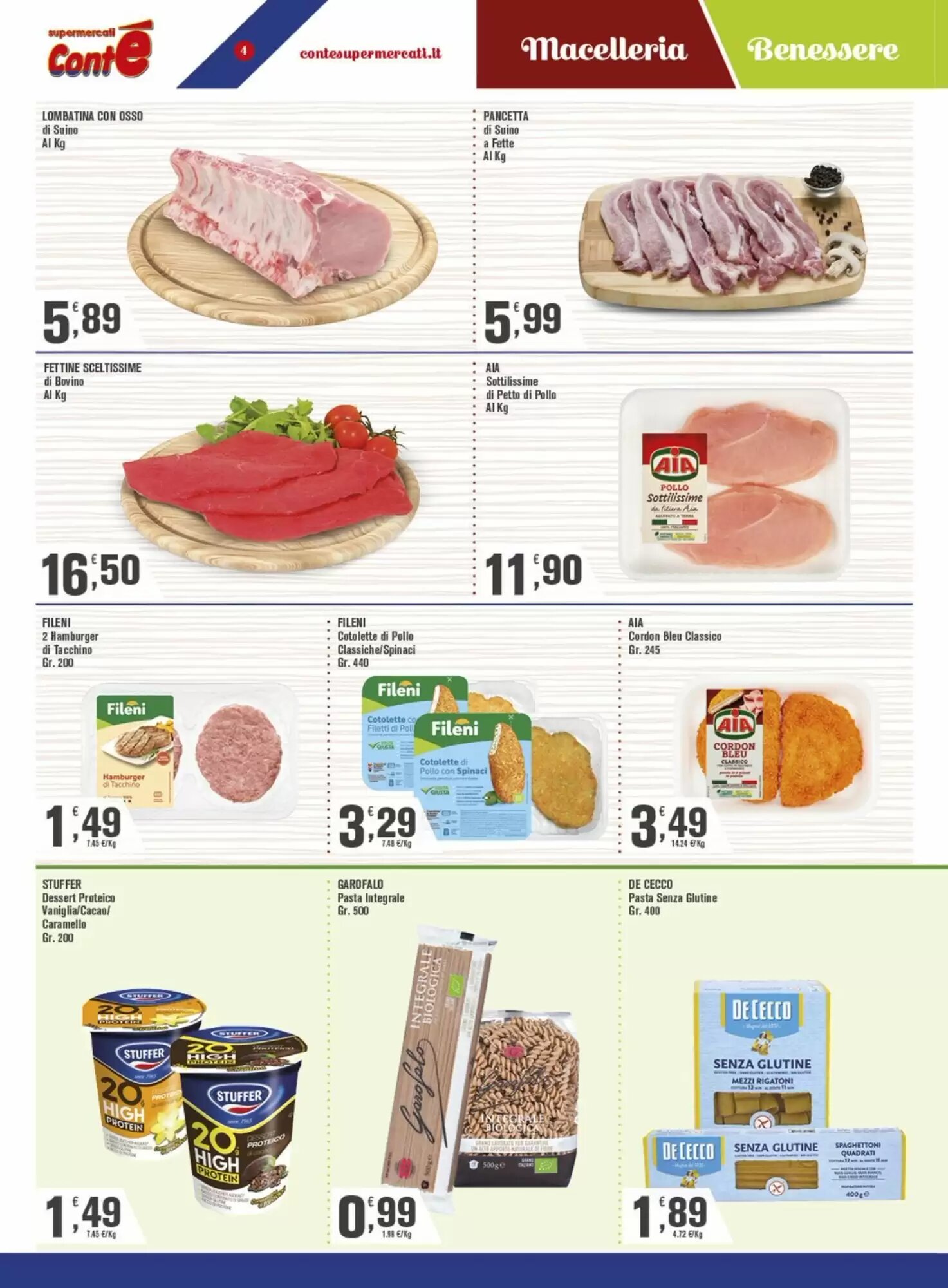 Volantino promozionale Conté Supermercati  valide dal 20/08/2026 - Pagina 4.