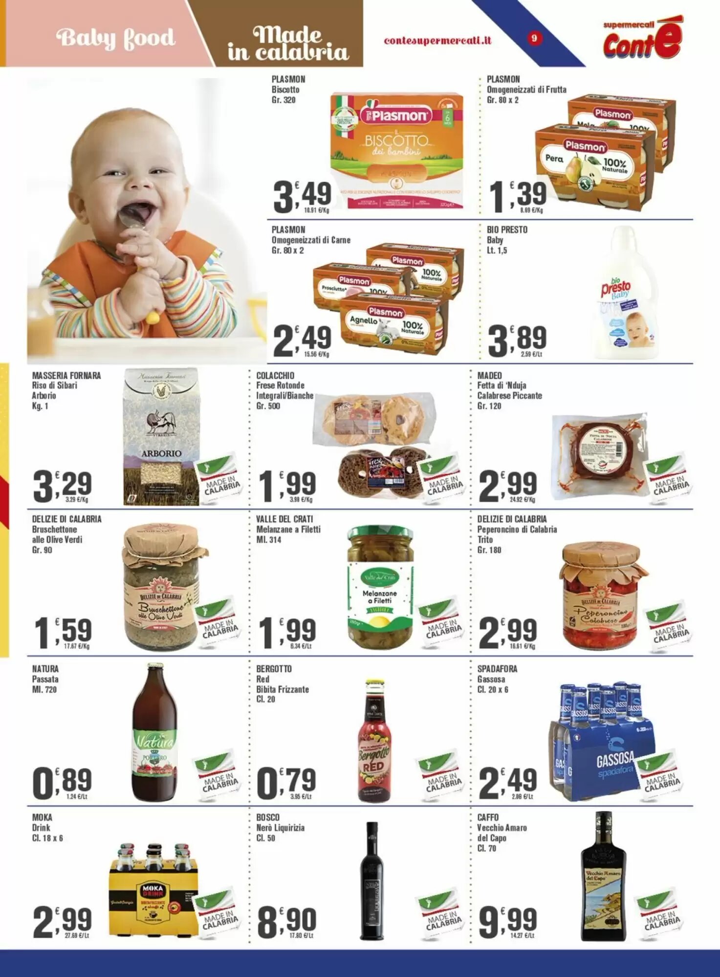Volantino promozionale Conté Supermercati  valide dal 20/08/2026 - Pagina 9.