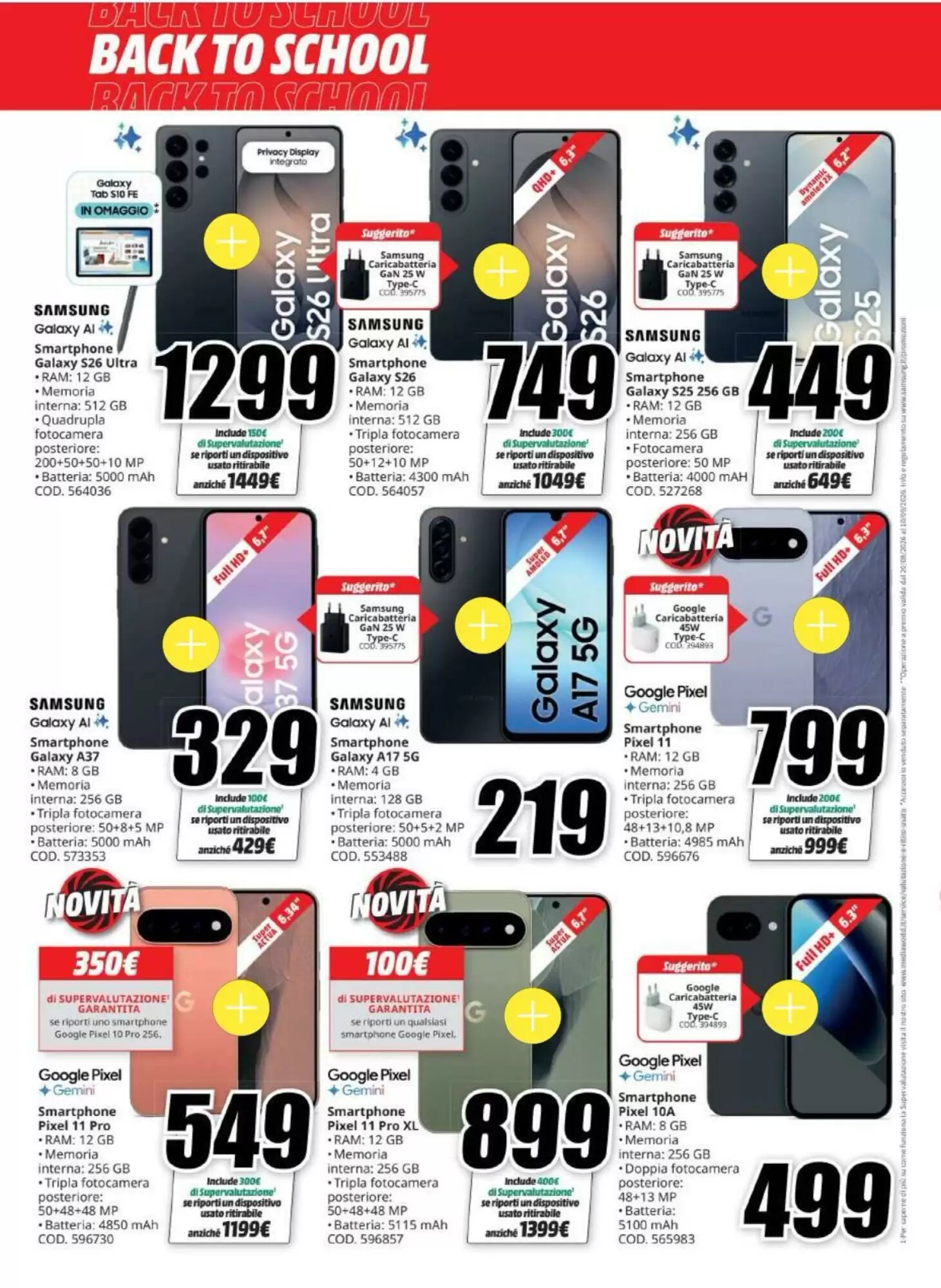 Volantino promozionale MediaWorld  valide dal 20/08/2026 - Pagina 17.