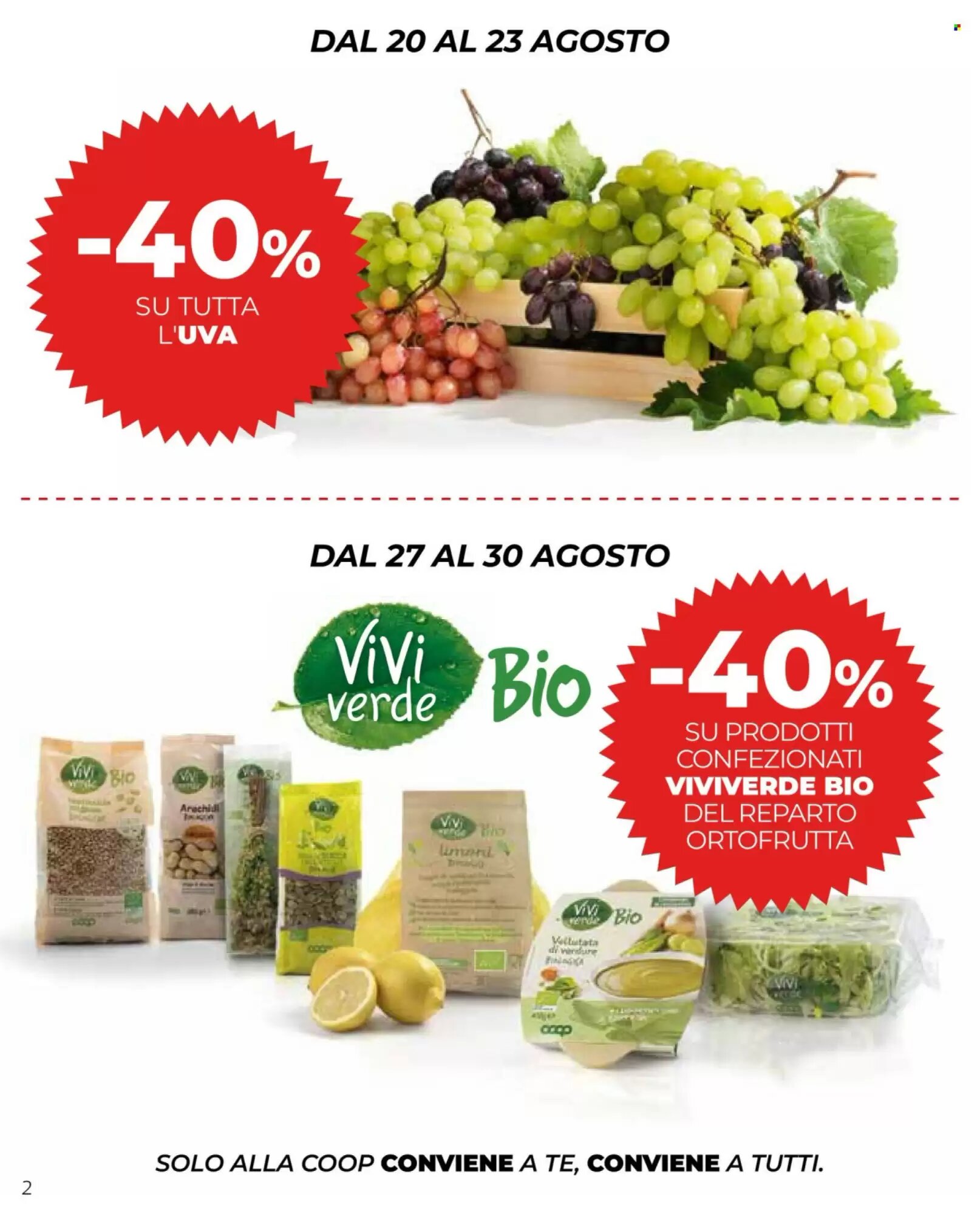 Volantino promozionale Coop  valide dal 20/08/2026 - Pagina 2.