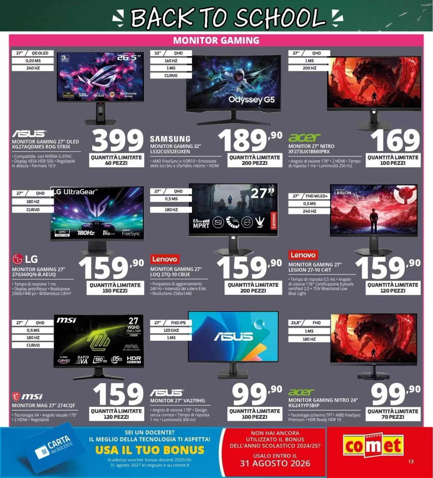 Volantino promozionale Comet  valide dal 20/08/2026 - Pagina 13.
