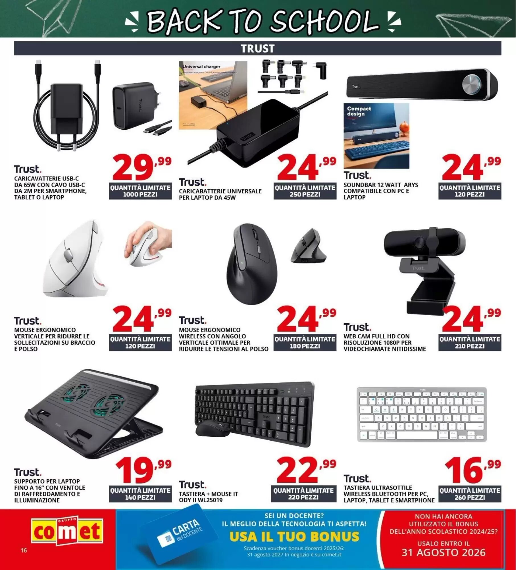 Volantino promozionale Comet  valide dal 20/08/2026 - Pagina 16.