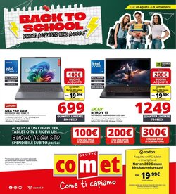 Volantino promozionale Comet  valide dal 20/08/2026