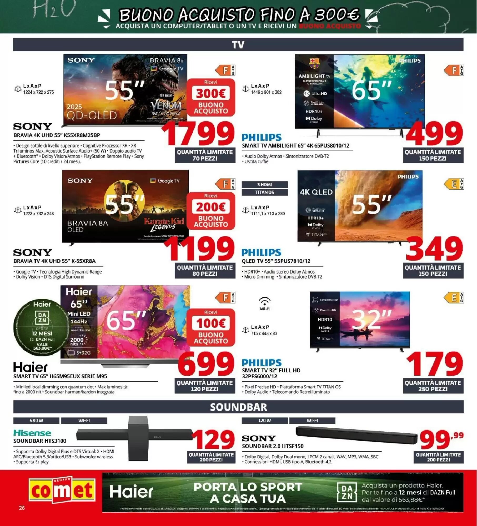 Volantino promozionale Comet  valide dal 20/08/2026 - Pagina 26.