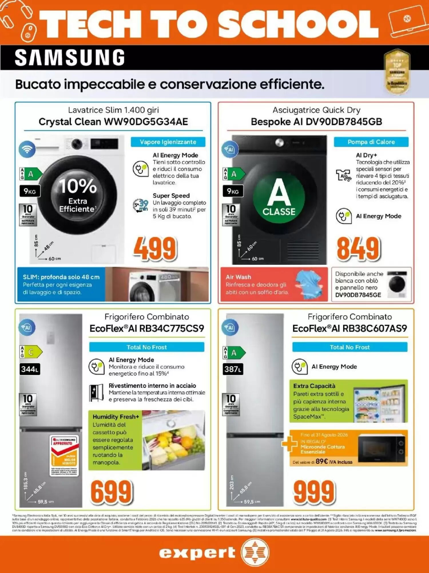 Volantino promozionale Expert  valide dal 20/08/2026 - Pagina 29.