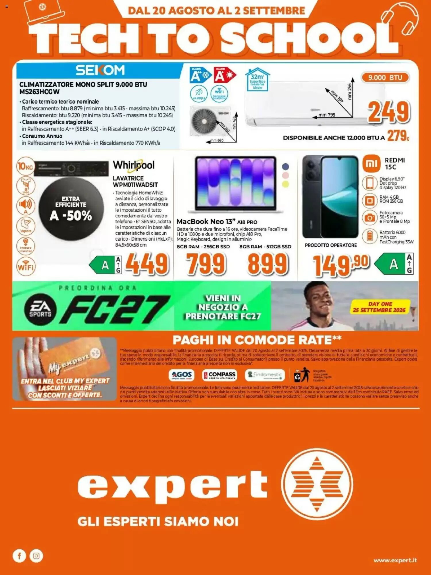 Volantino promozionale Expert  valide dal 20/08/2026 - Pagina 33.