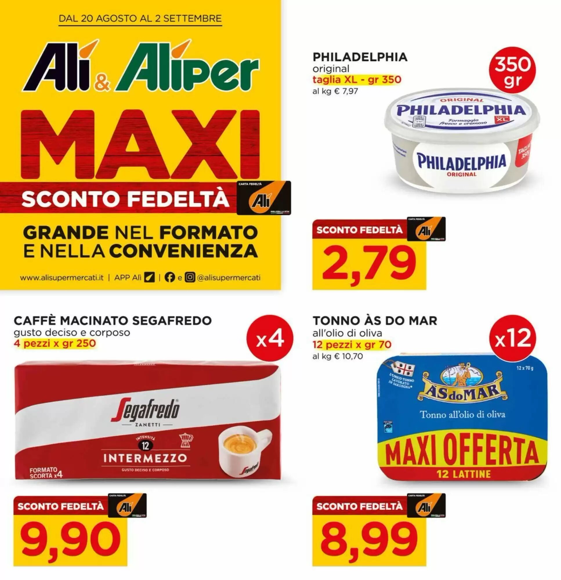 Volantino promozionale Alì valide dal 20/08/2026 - Pagina 1.