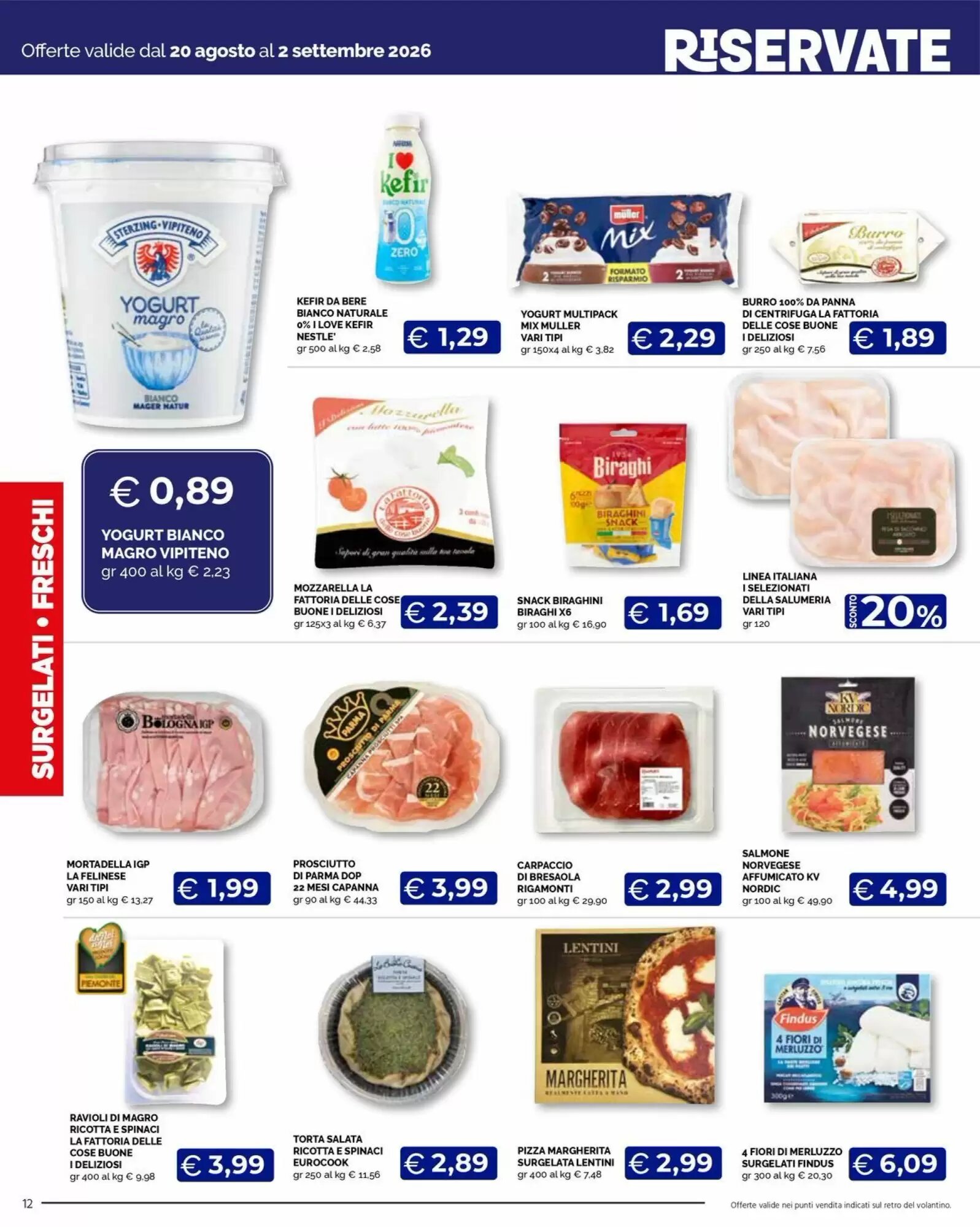 Volantino promozionale Maxisconto  valide dal 20/08/2026 - Pagina 12.