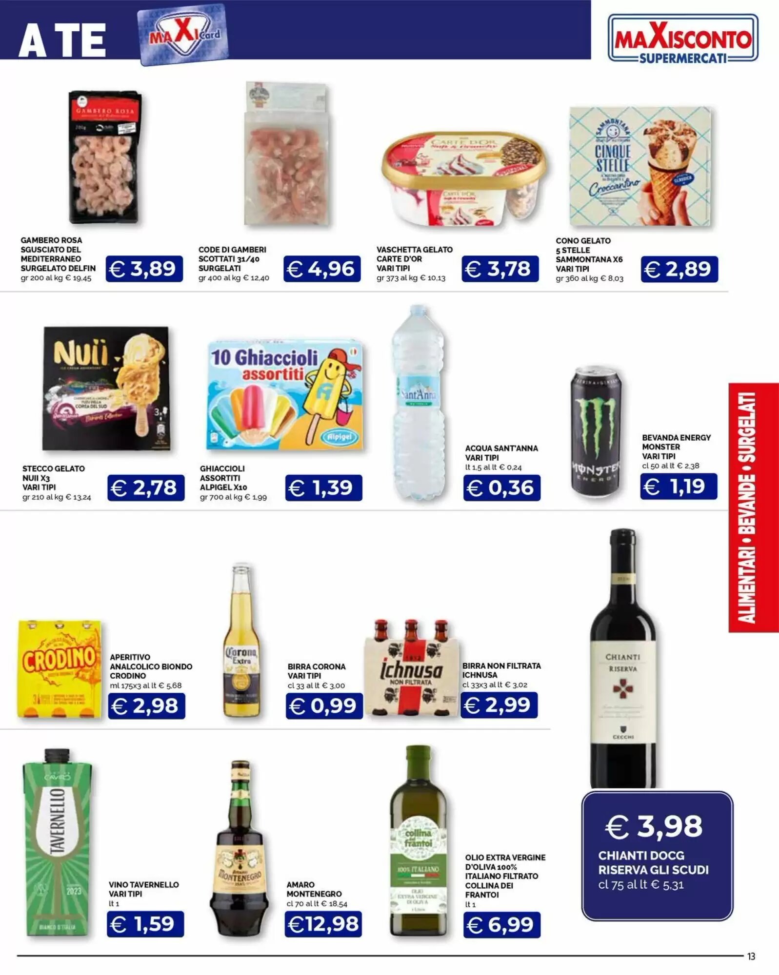 Volantino promozionale Maxisconto  valide dal 20/08/2026 - Pagina 13.