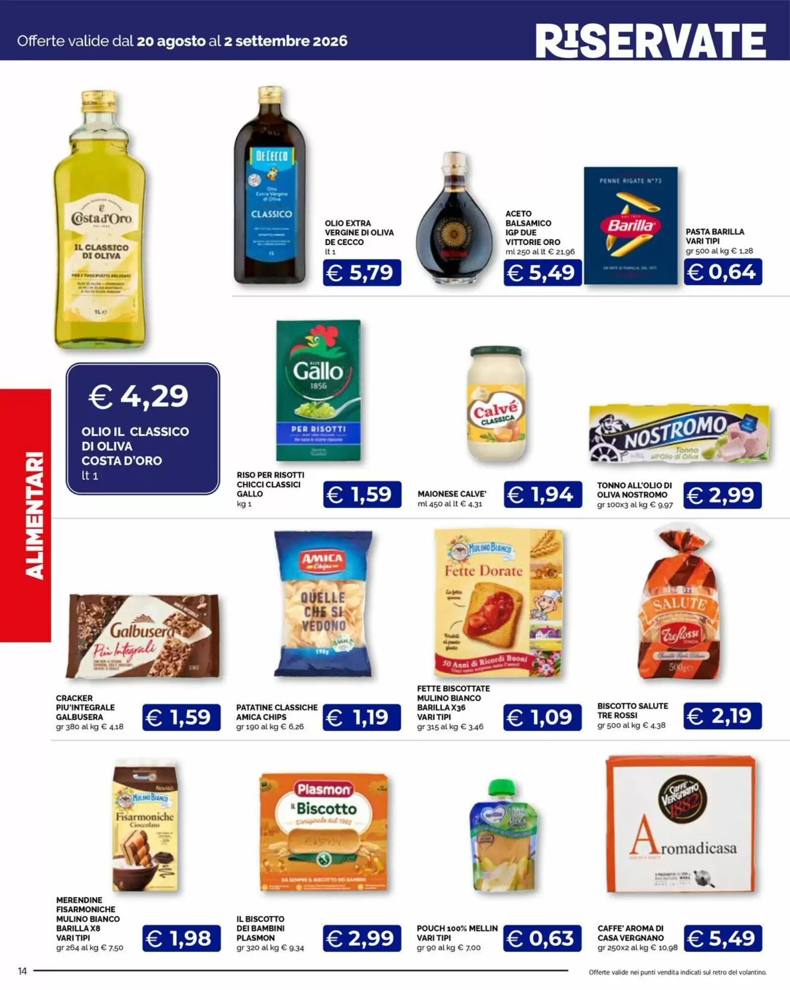 Volantino promozionale Maxisconto  valide dal 20/08/2026 - Pagina 14.