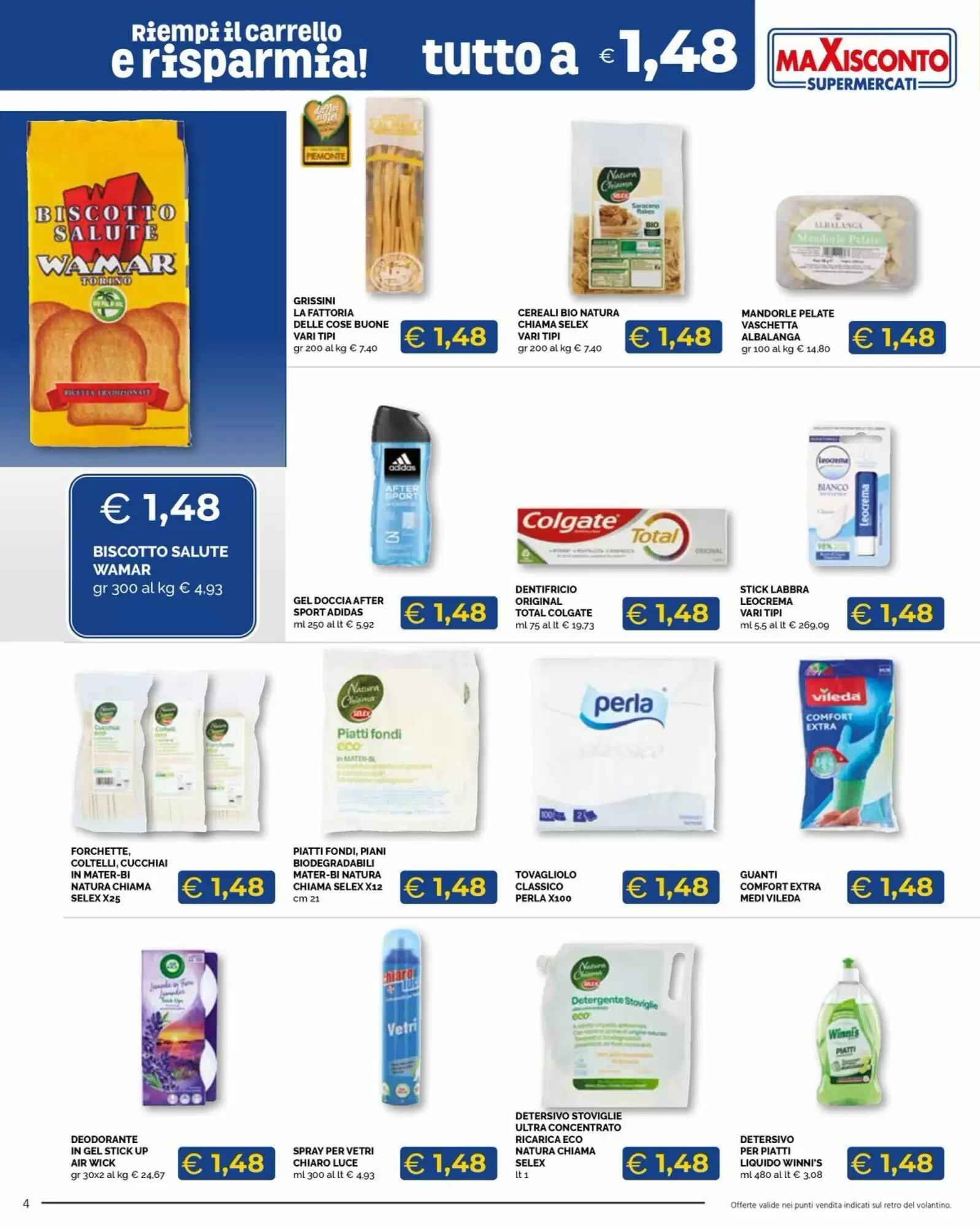 Volantino promozionale Maxisconto  valide dal 20/08/2026 - Pagina 4.