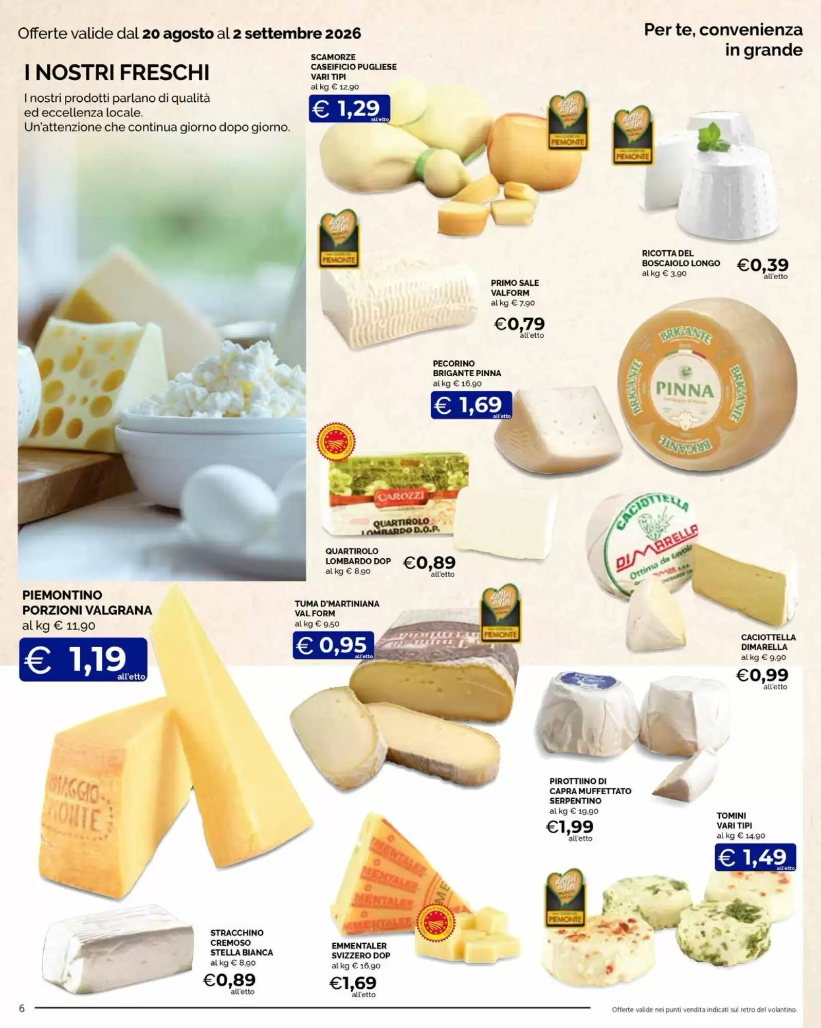 Volantino promozionale Maxisconto  valide dal 20/08/2026 - Pagina 6.