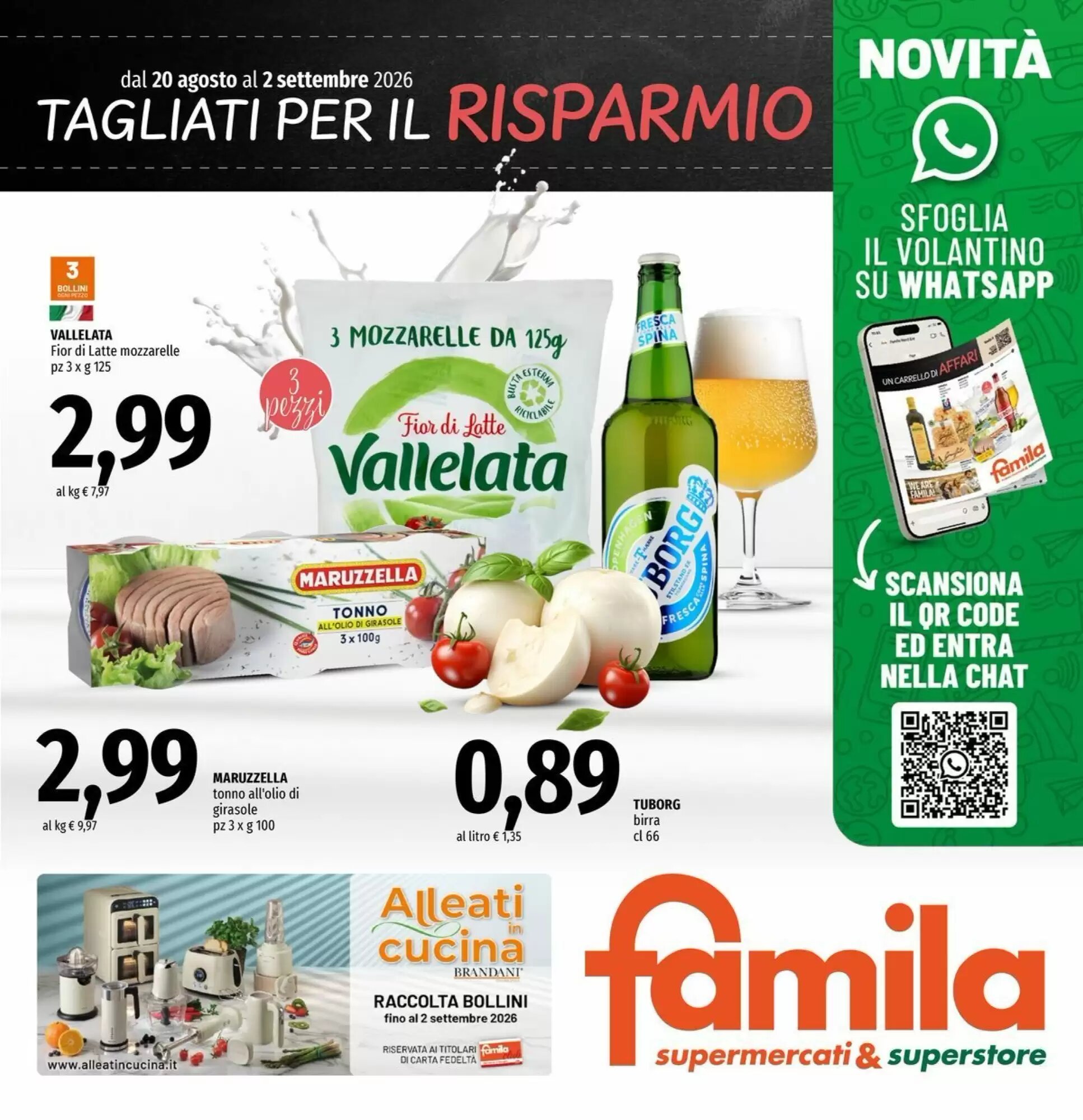 Volantino promozionale Famila Superstore valide dal 20/08/2026 - Pagina 1.