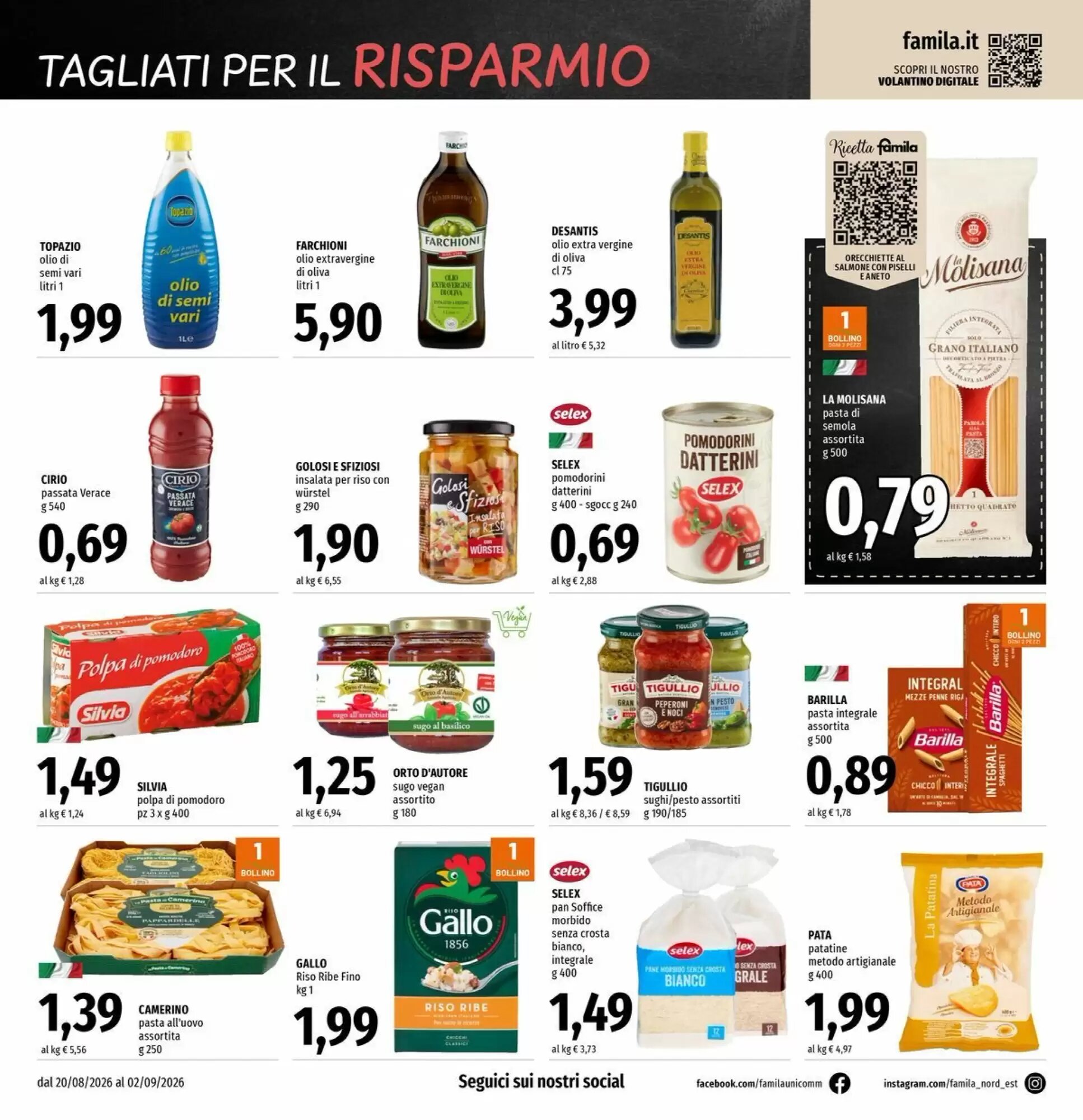 Volantino promozionale Famila Superstore  valide dal 20/08/2026 - Pagina 10.
