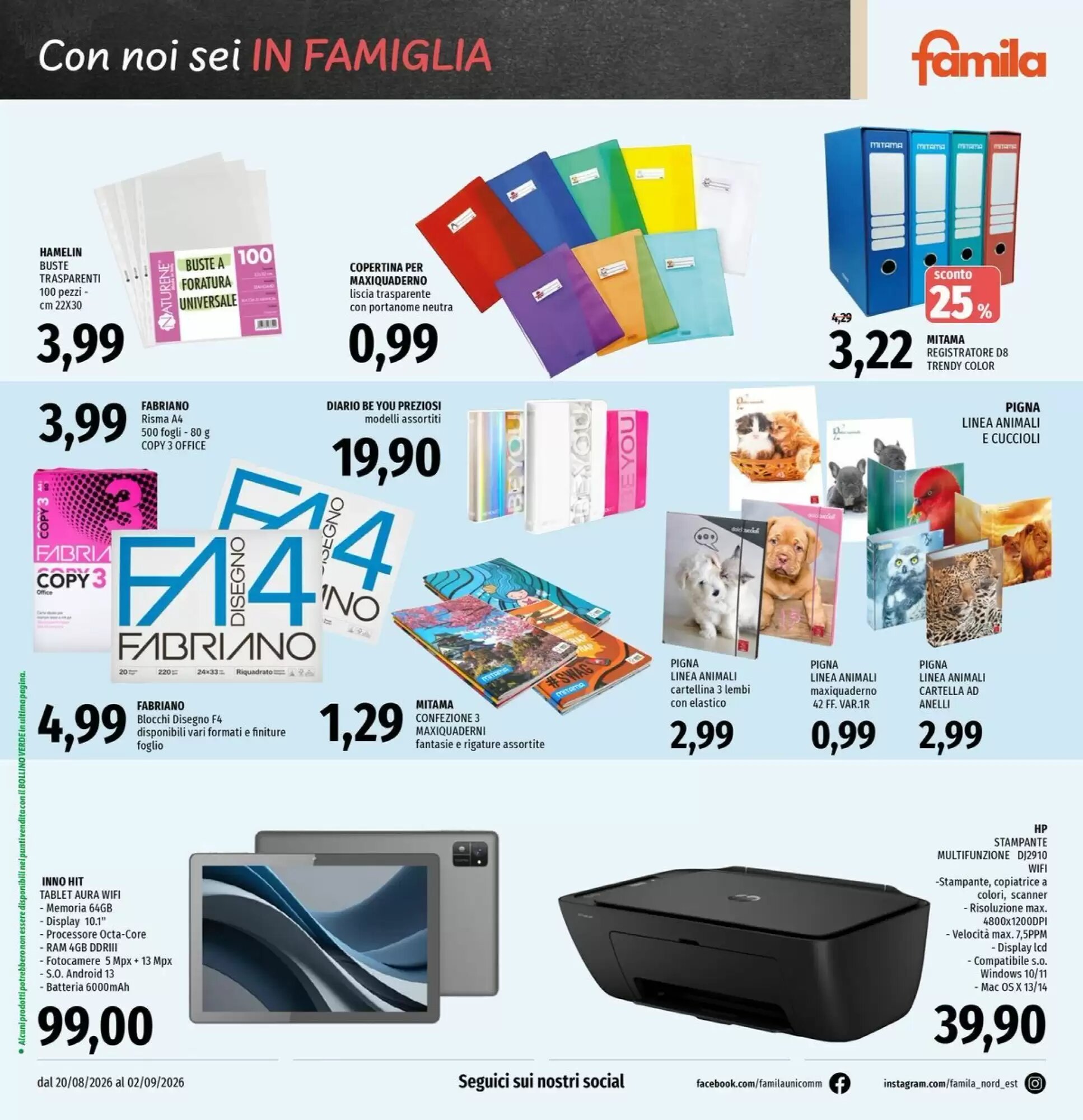 Volantino promozionale Famila Superstore  valide dal 20/08/2026 - Pagina 22.