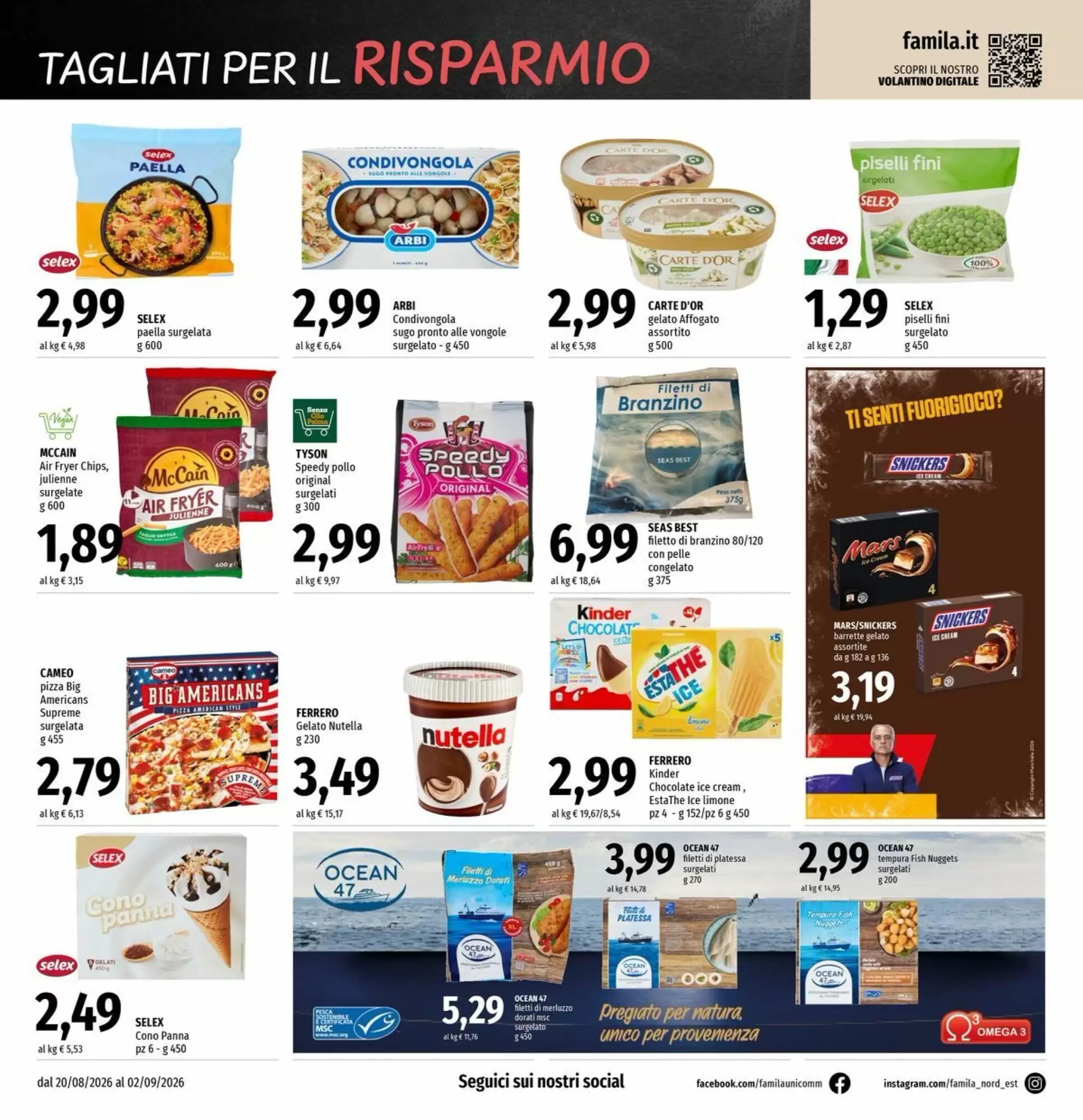 Volantino promozionale Famila Superstore  valide dal 20/08/2026 - Pagina 8.