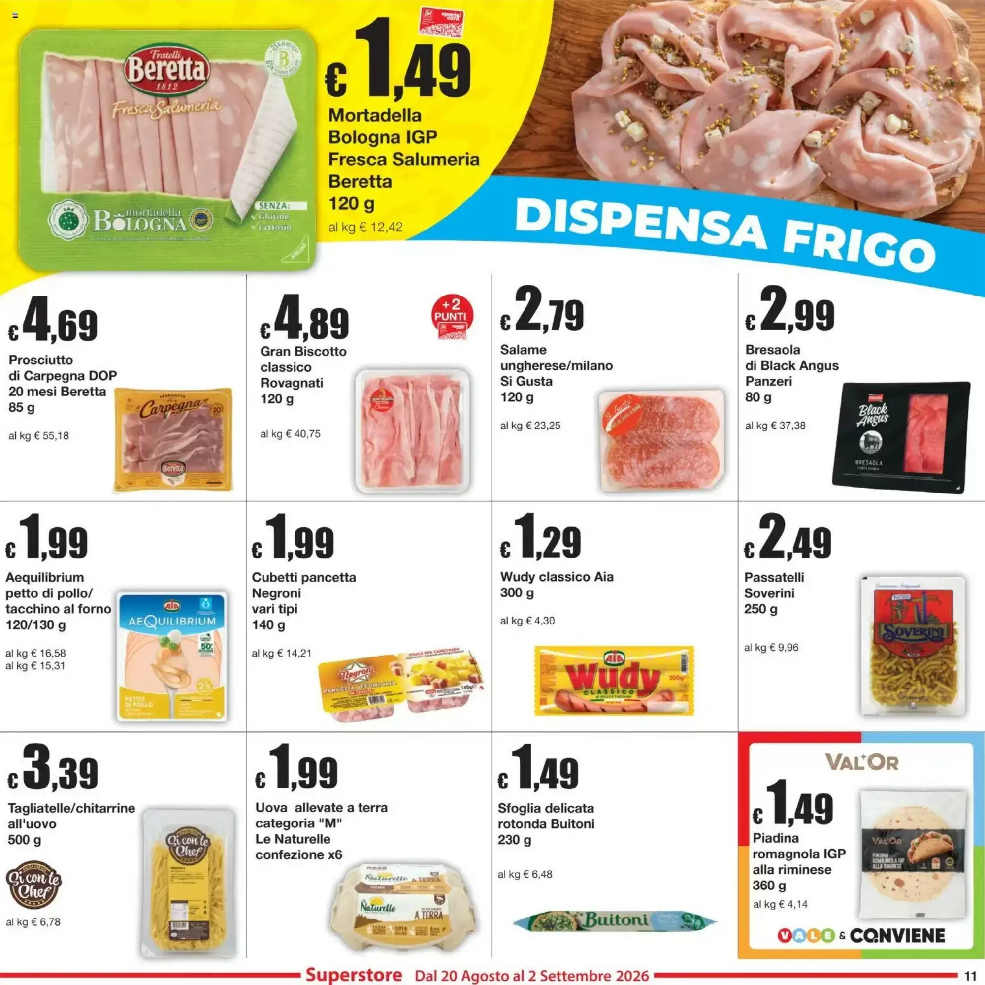 Volantino promozionale Sì con te  valide dal 20/08/2026 - Pagina 11.