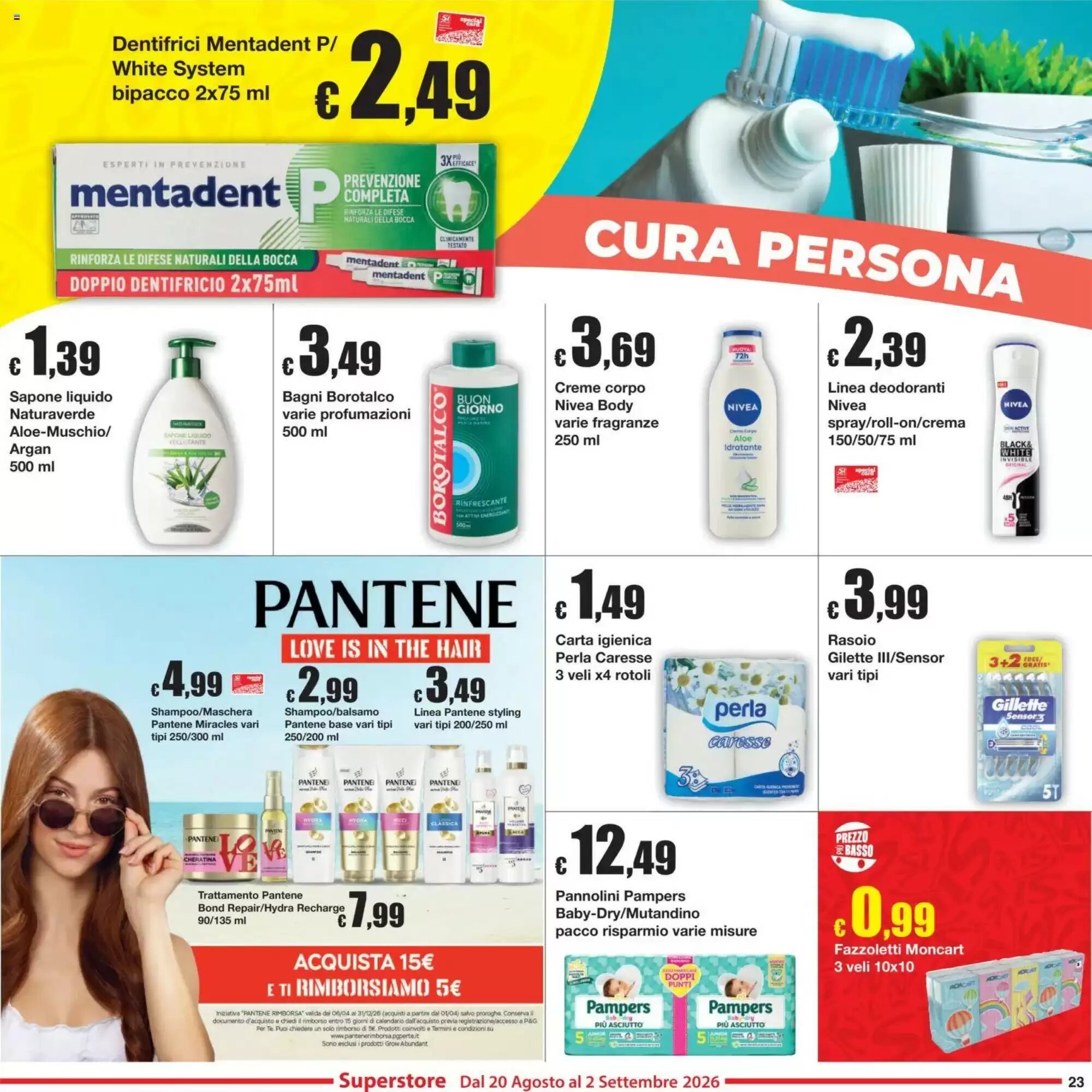 Volantino promozionale Sì con te  valide dal 20/08/2026 - Pagina 23.
