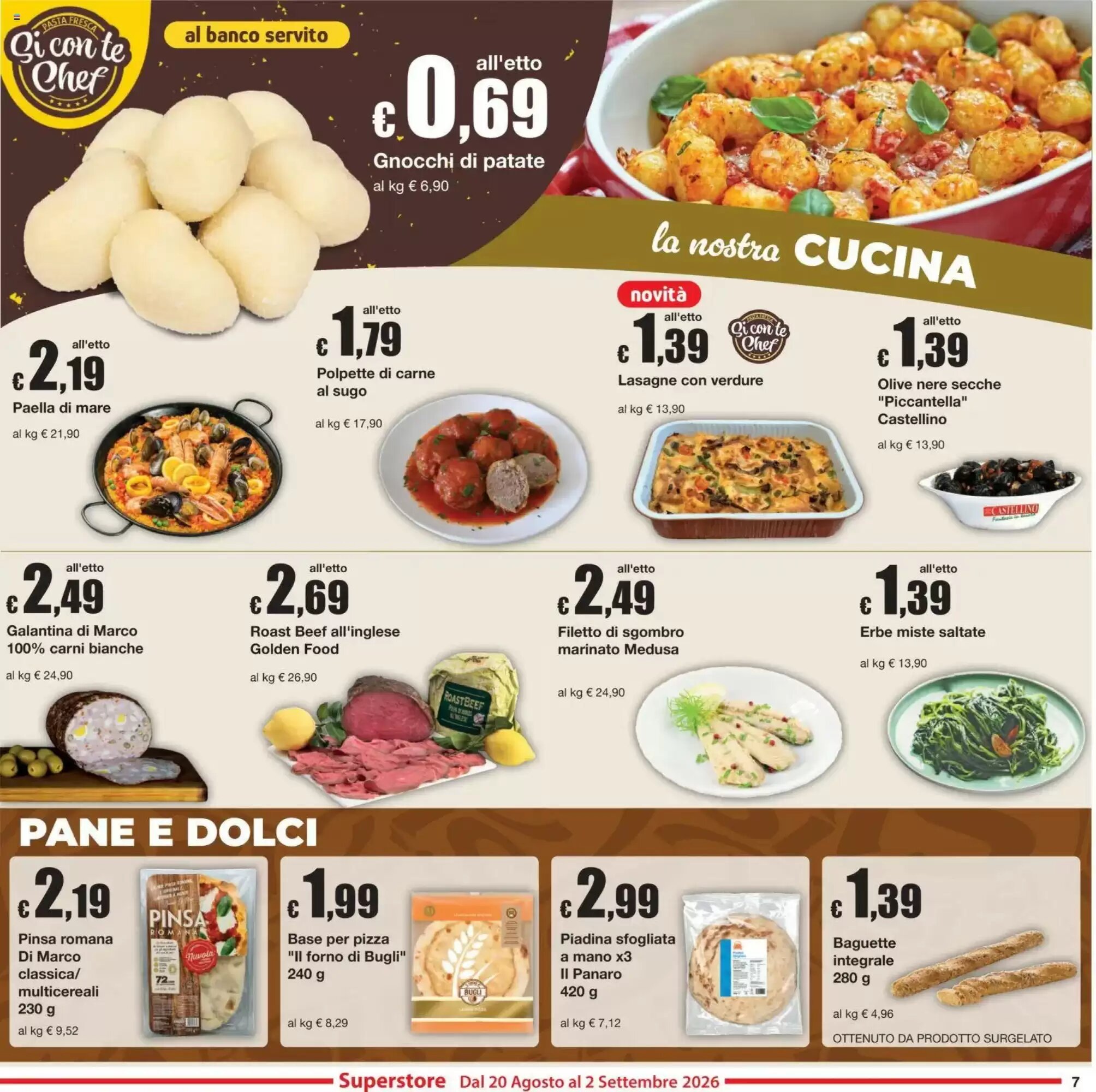 Volantino promozionale Sì con te  valide dal 20/08/2026 - Pagina 7.