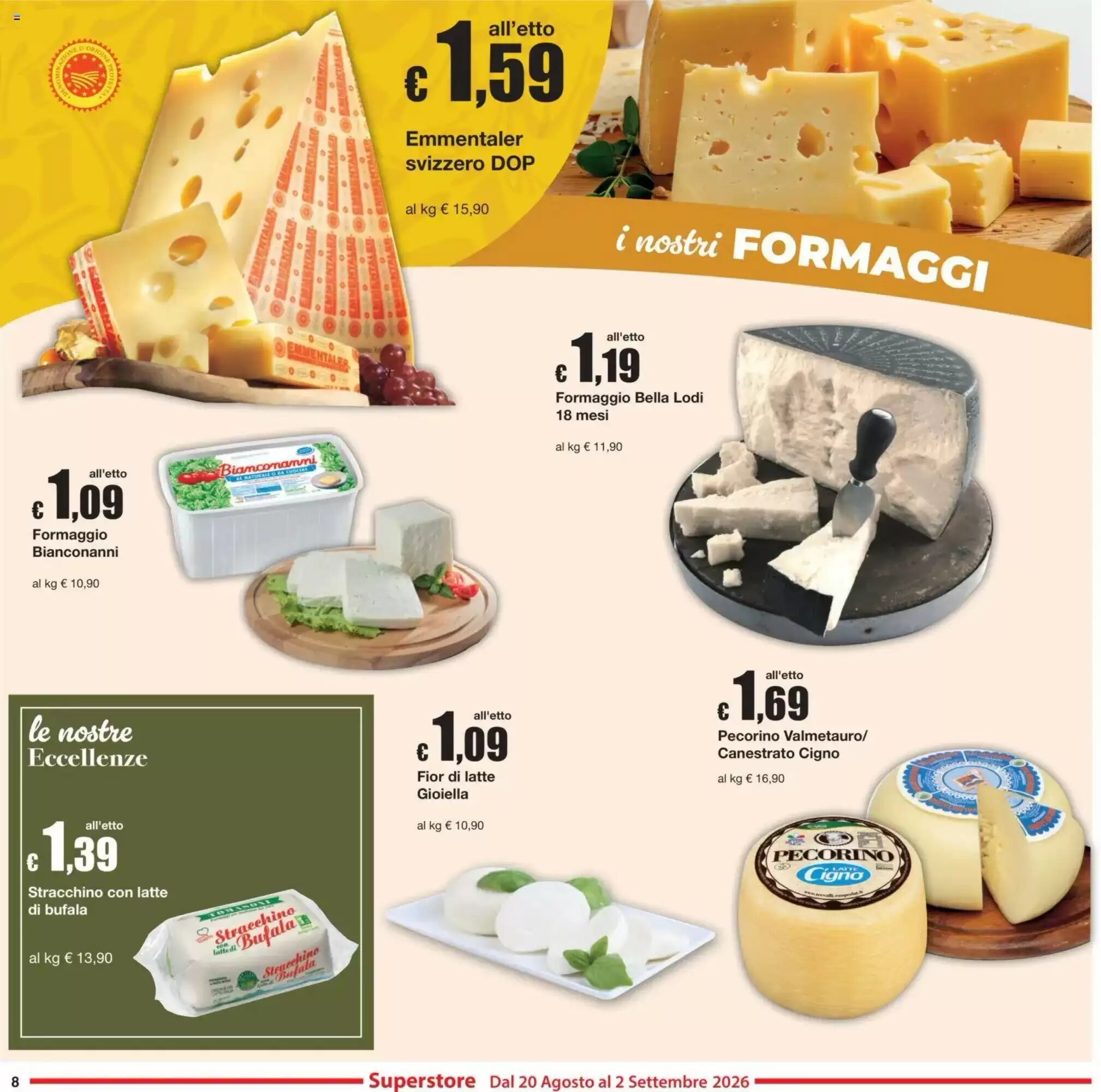 Volantino promozionale Sì con te  valide dal 20/08/2026 - Pagina 8.