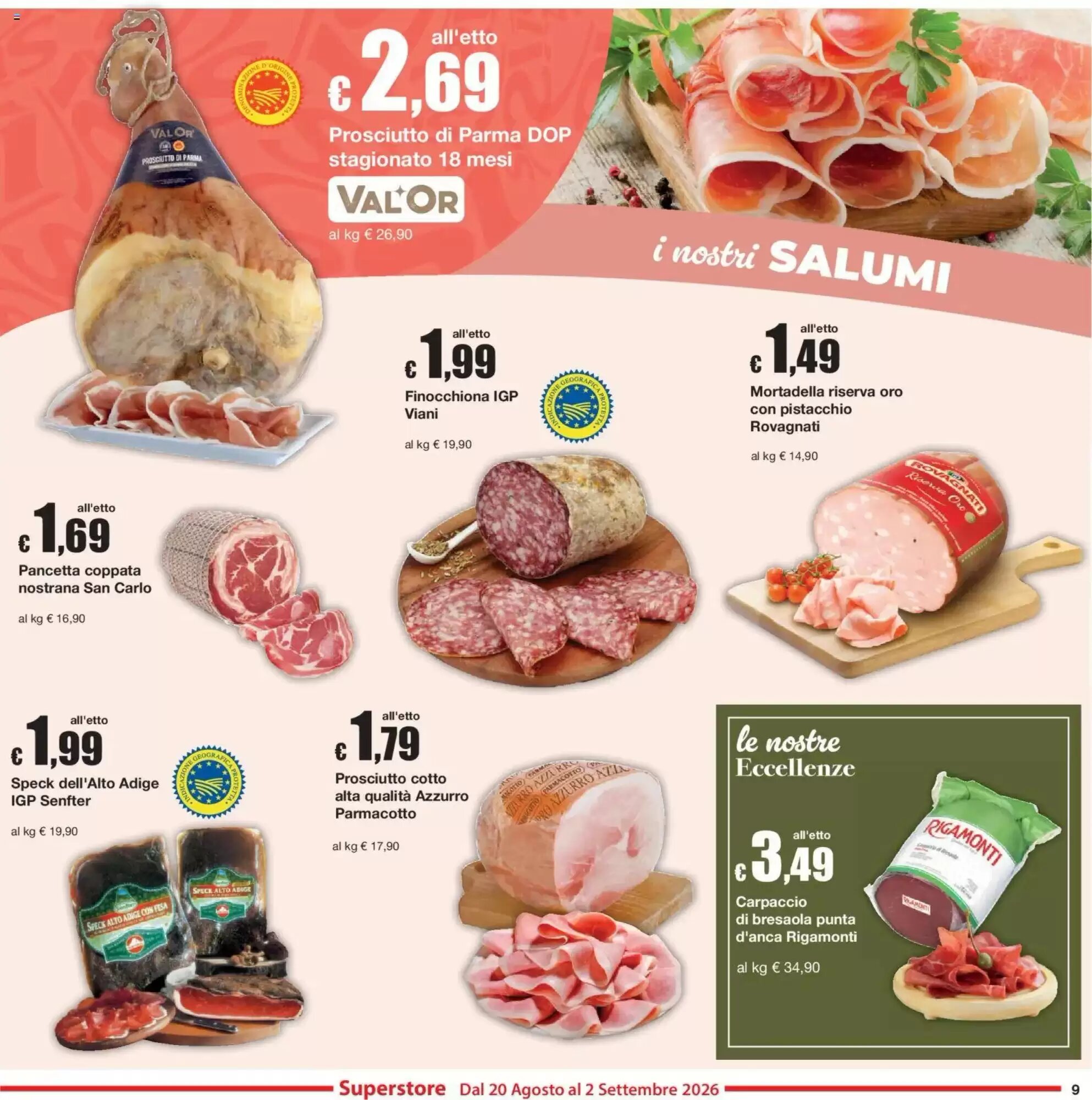 Volantino promozionale Sì con te  valide dal 20/08/2026 - Pagina 9.