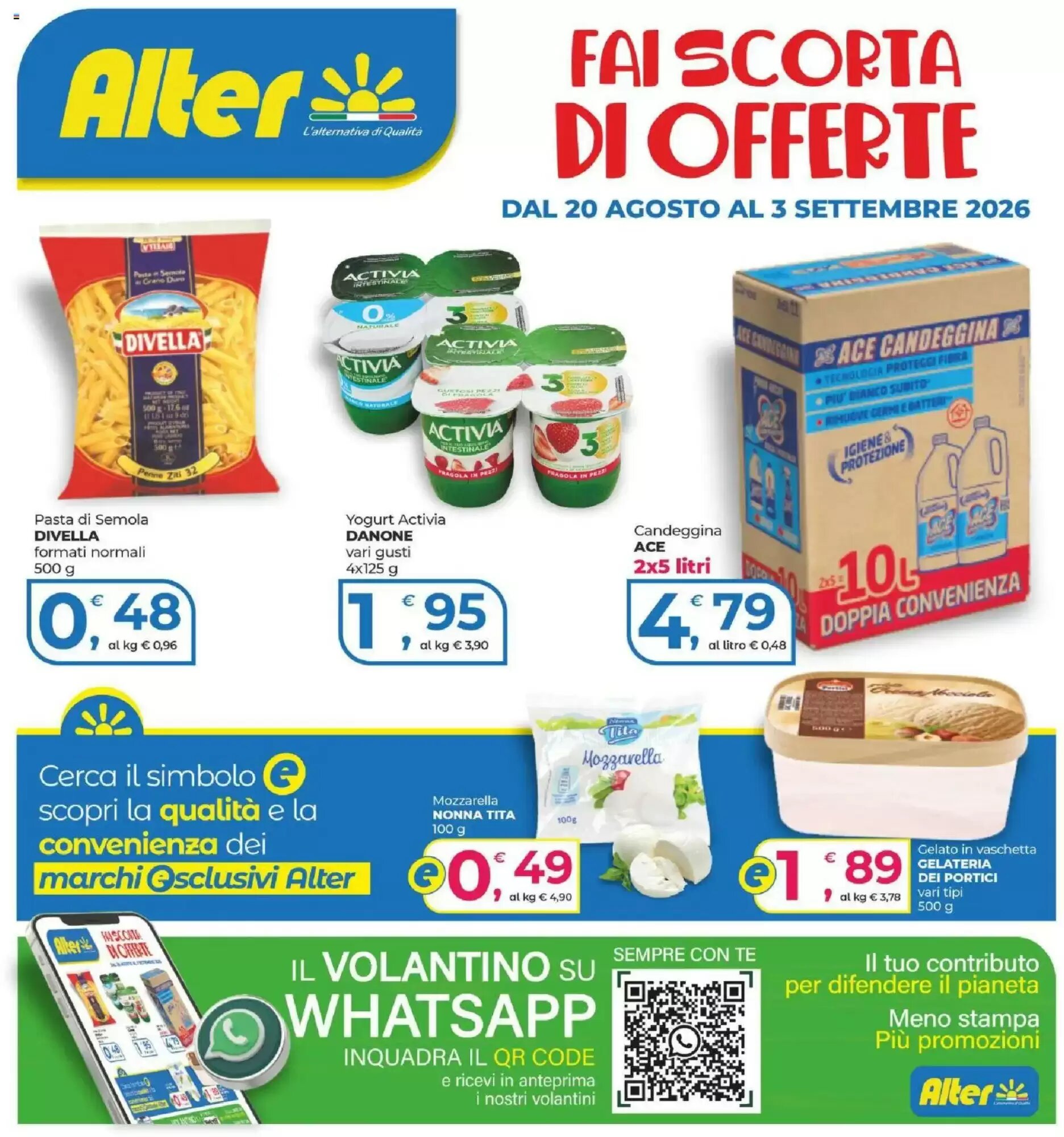 Volantino promozionale Alter Discount  valide dal 20/08/2026 - Pagina 1.