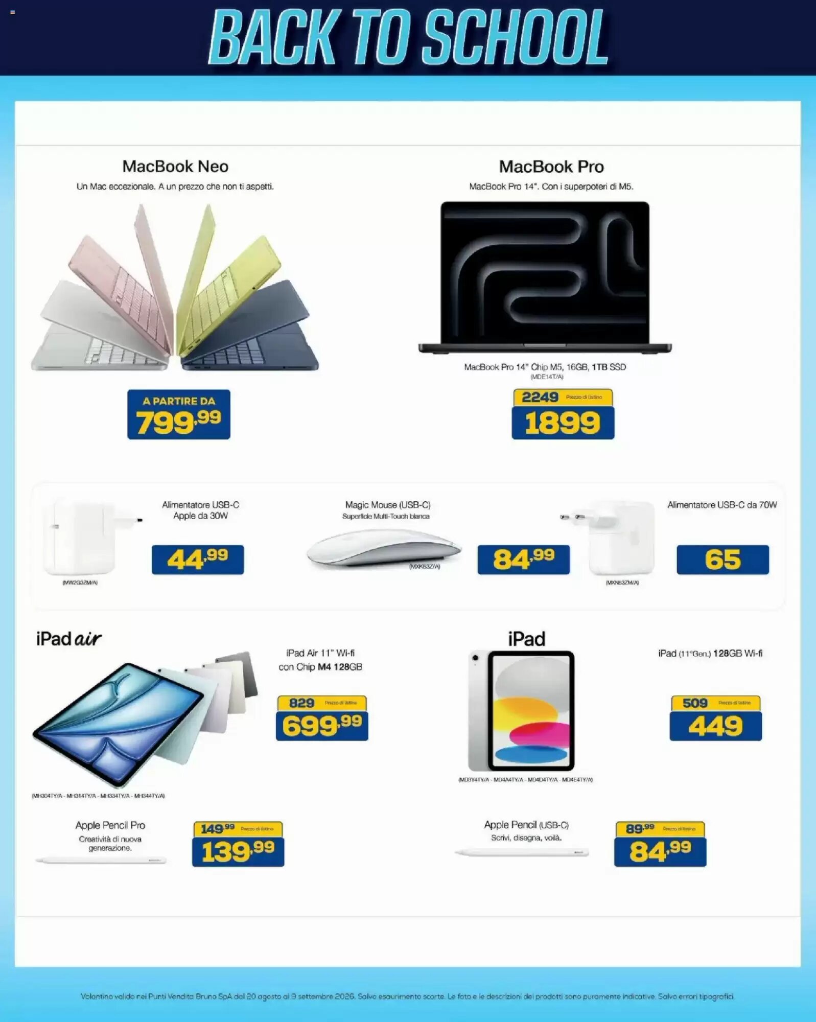 Volantino promozionale Euronics Bruno  valide dal 20/08/2026 - Pagina 11.