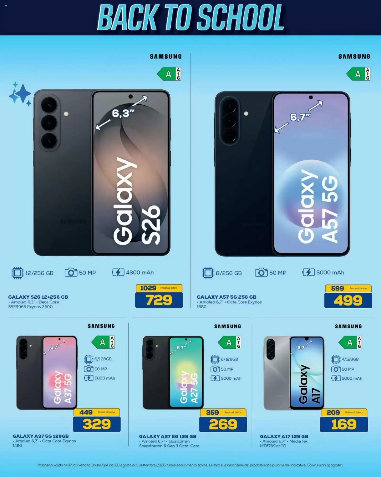 Volantino promozionale Euronics Bruno  valide dal 20/08/2026 - Pagina 13.