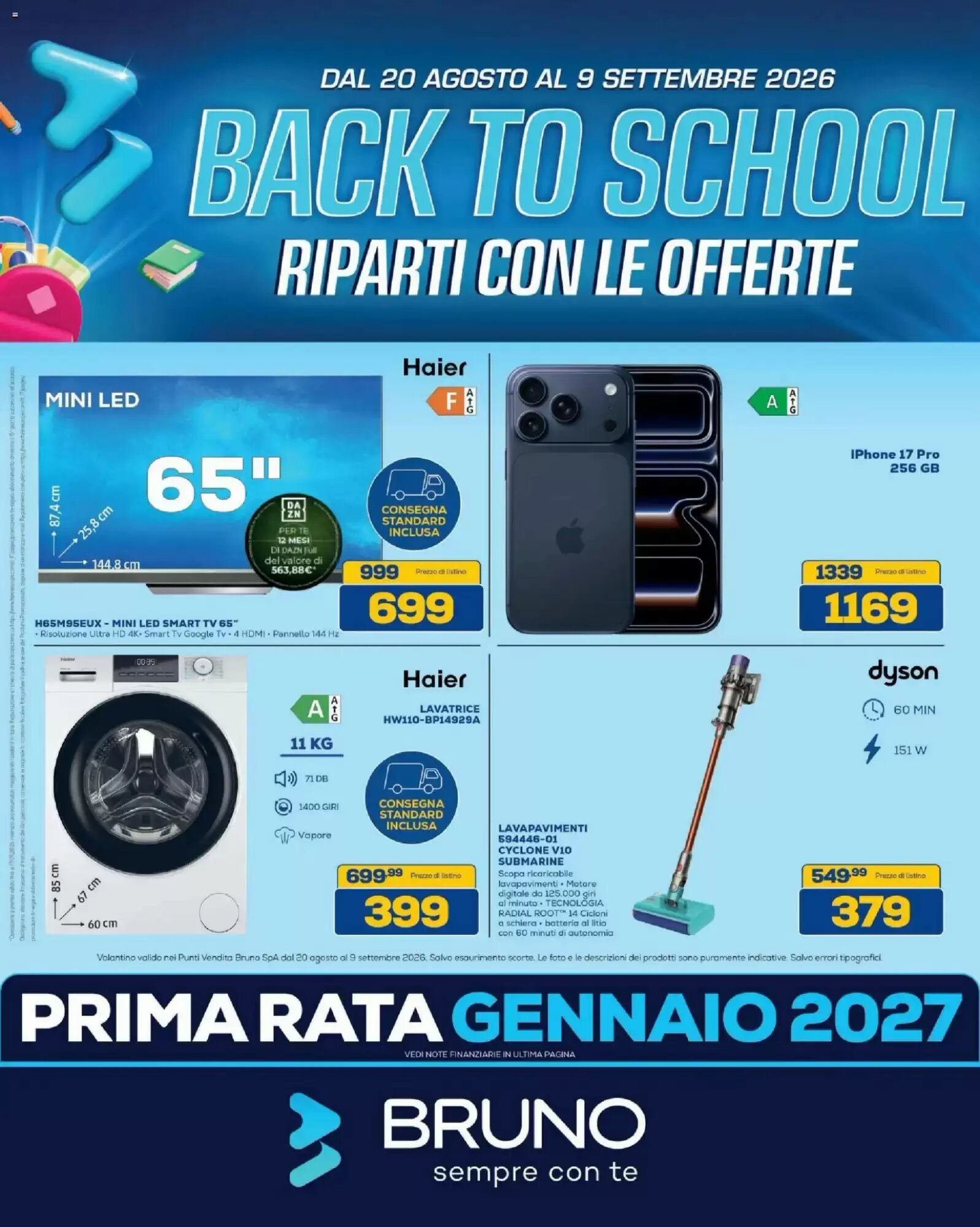 Volantino promozionale Euronics Bruno  valide dal 20/08/2026 - Pagina 2.