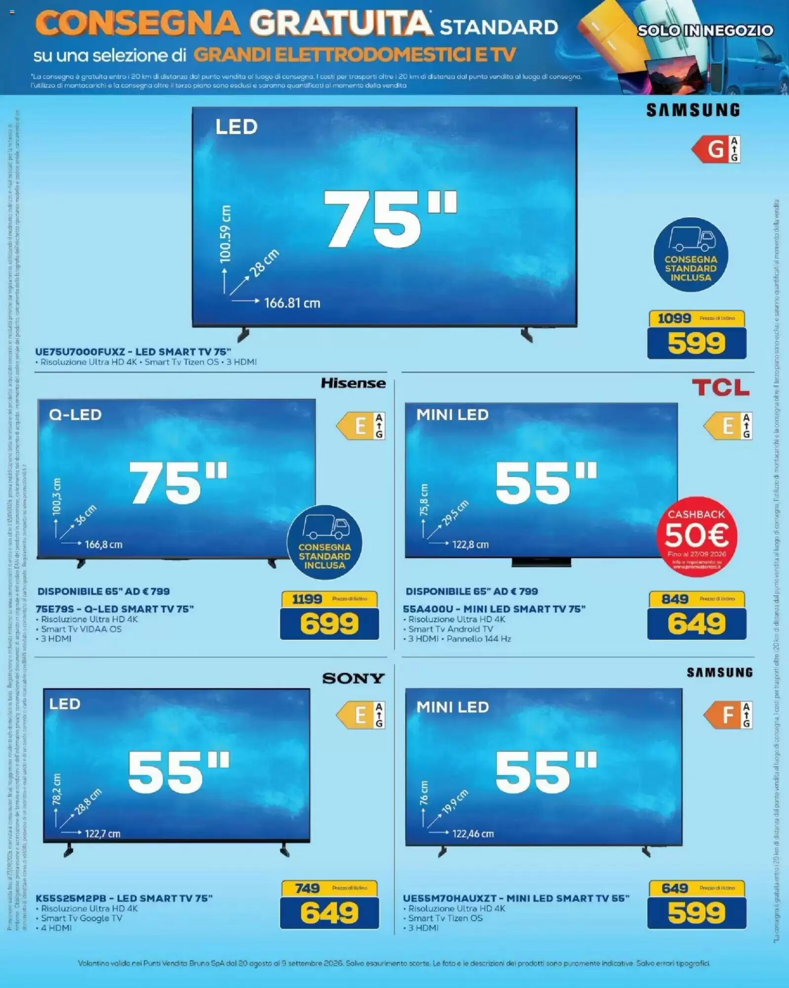 Volantino promozionale Euronics Bruno  valide dal 20/08/2026 - Pagina 20.