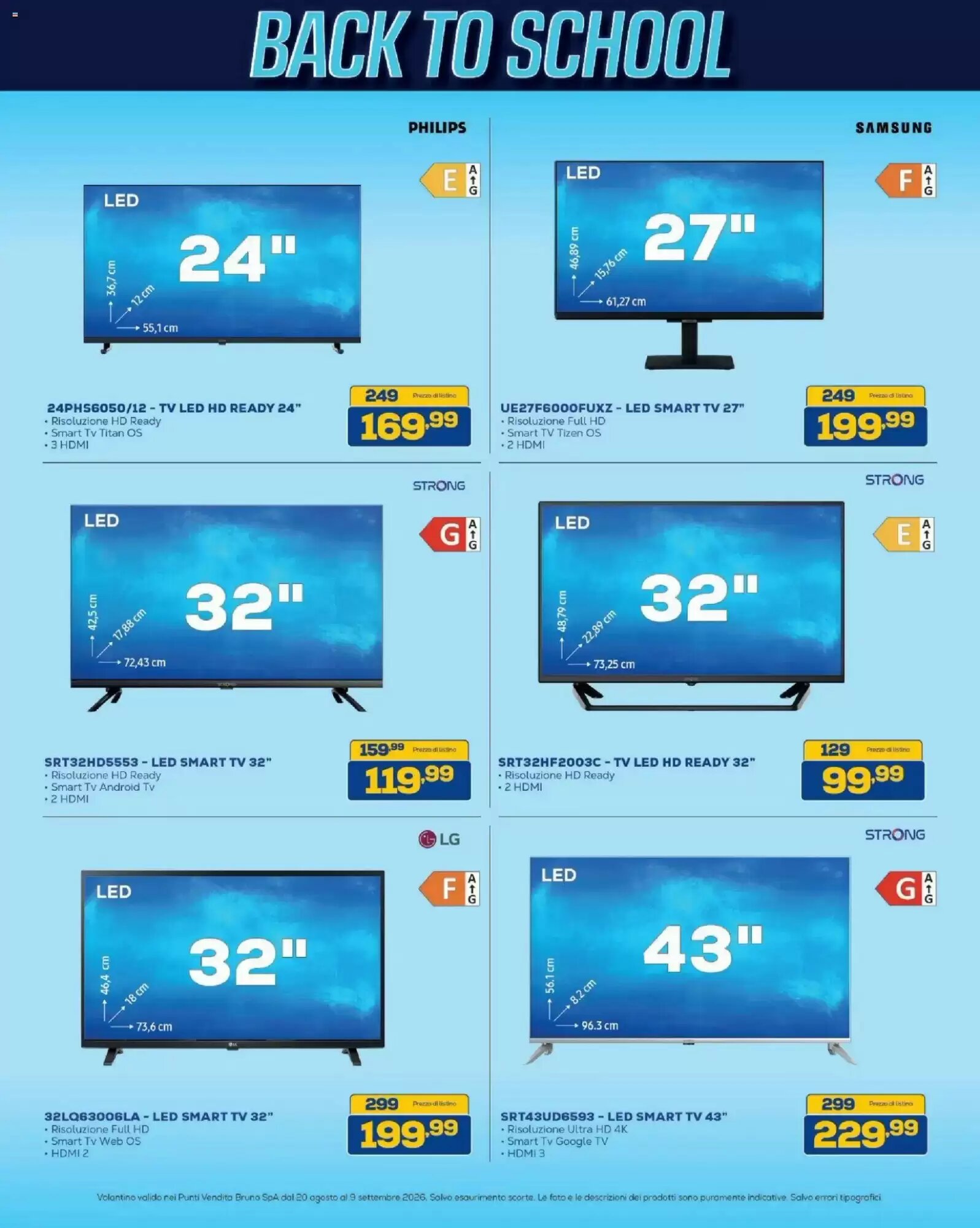 Volantino promozionale Euronics Bruno  valide dal 20/08/2026 - Pagina 23.