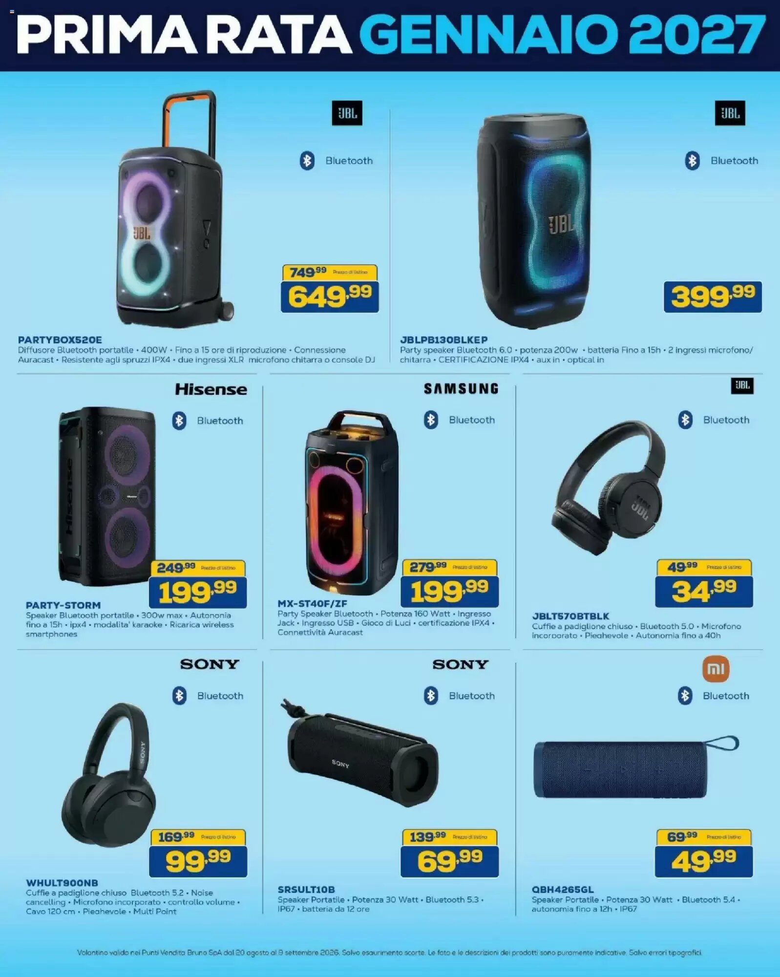 Volantino promozionale Euronics Bruno  valide dal 20/08/2026 - Pagina 24.