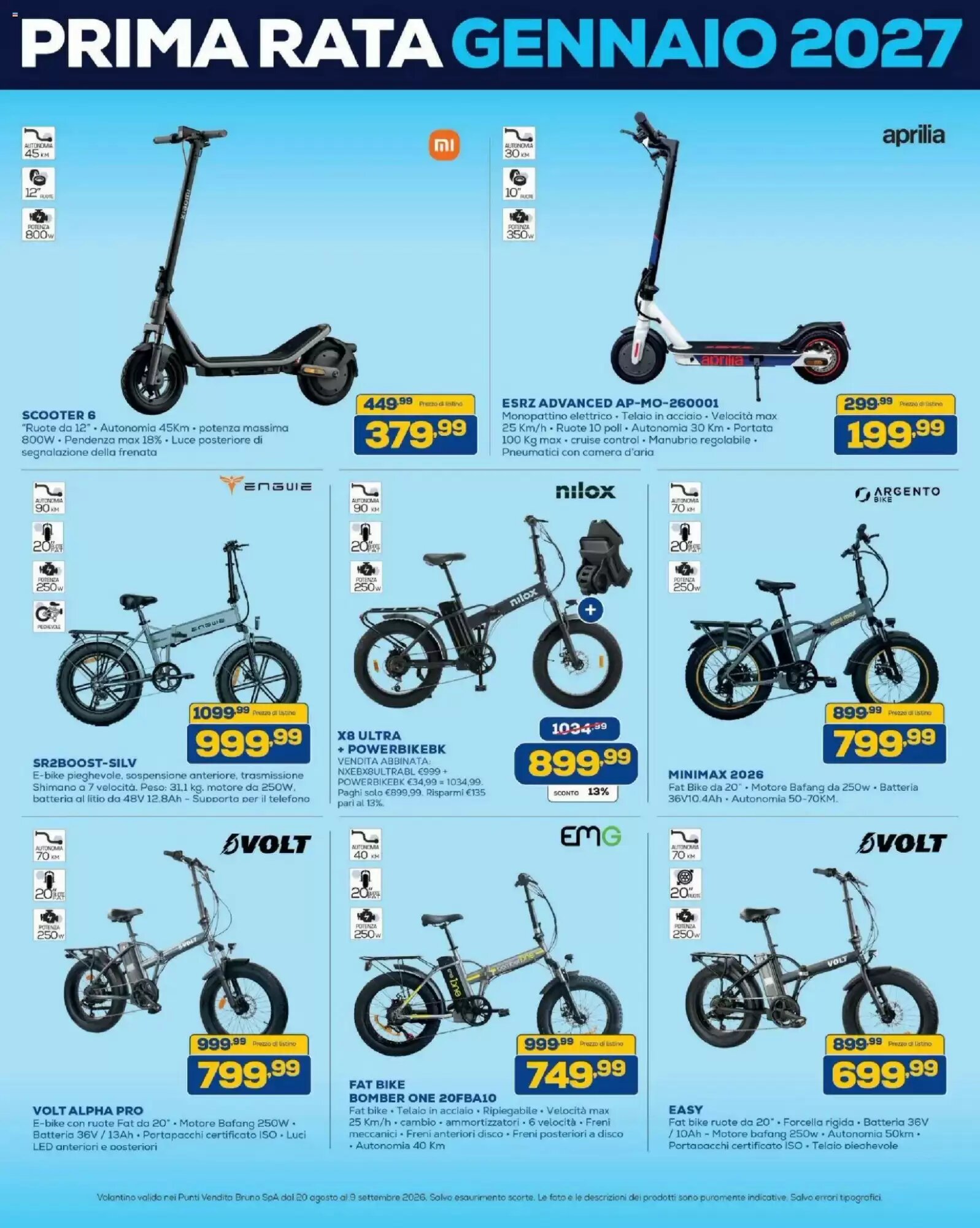 Volantino promozionale Euronics Bruno  valide dal 20/08/2026 - Pagina 26.