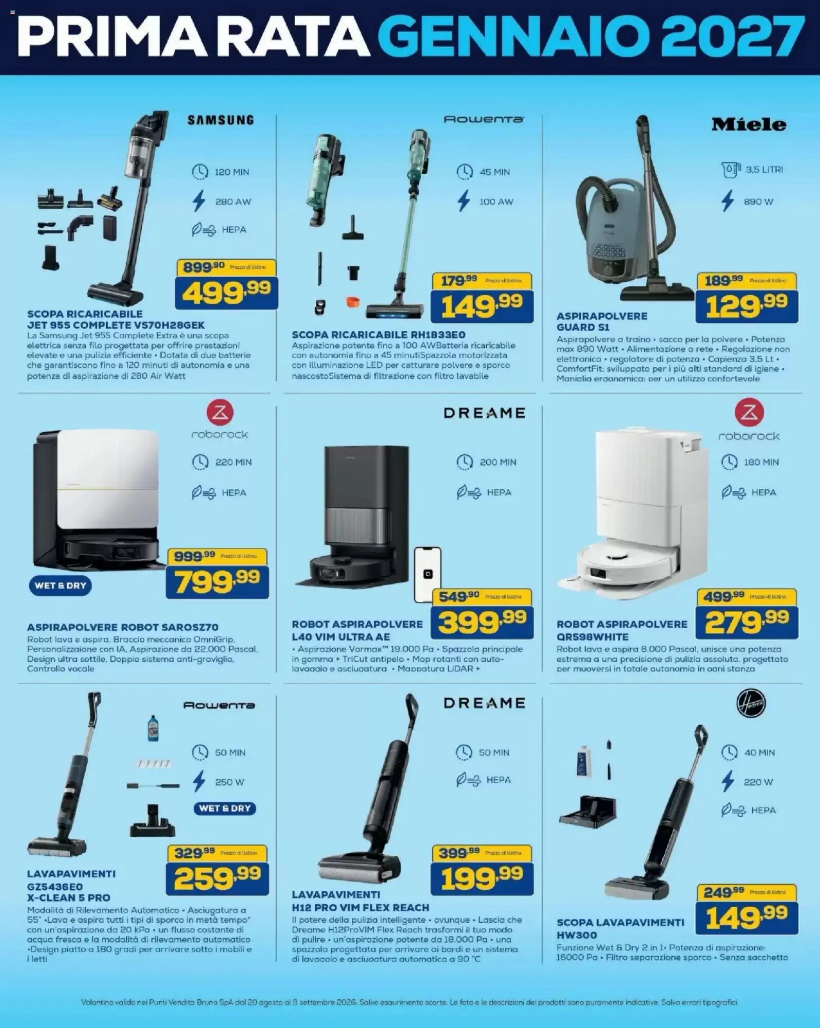 Volantino promozionale Euronics Bruno  valide dal 20/08/2026 - Pagina 28.
